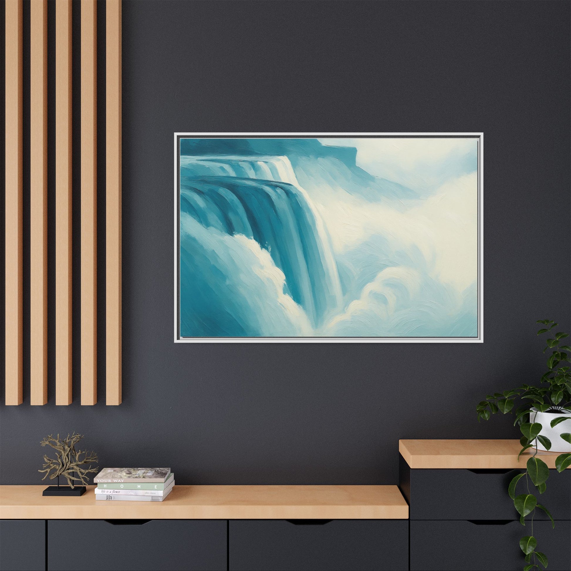 Blue Beautiful Waterfall
