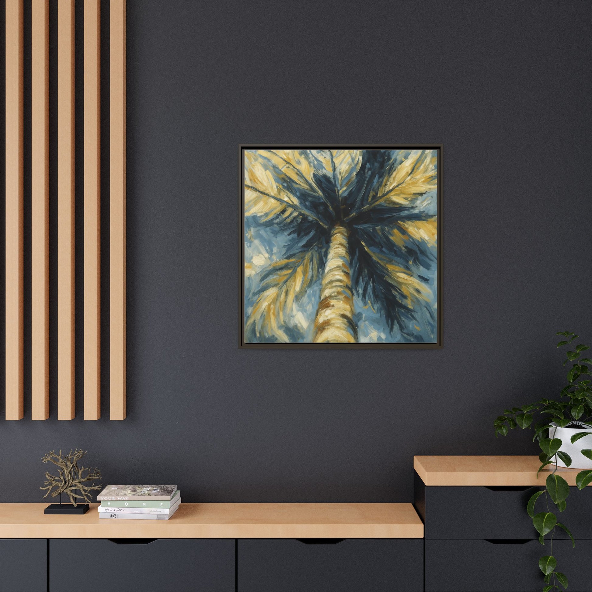 Blue Palm Tree