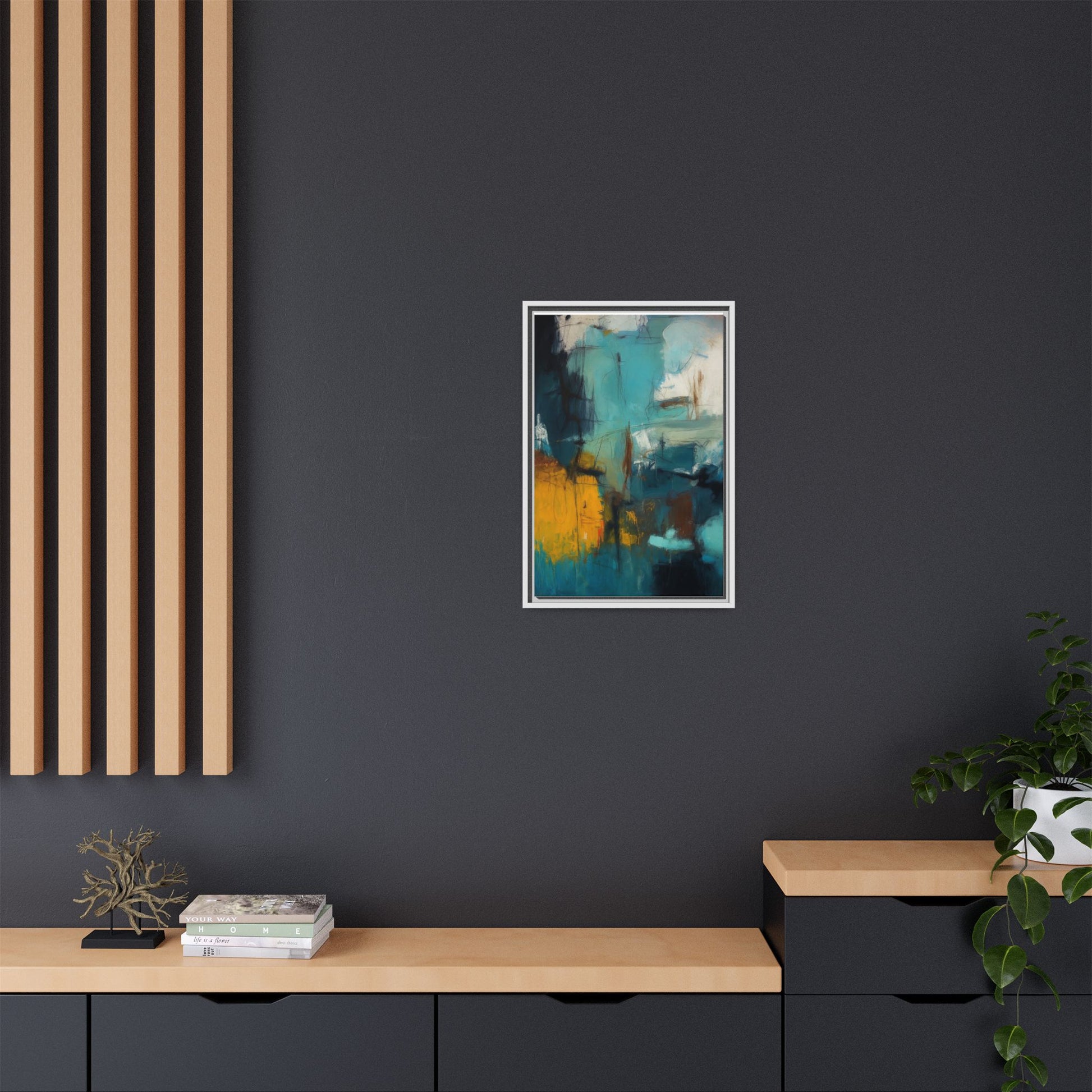 Abstract Blue Gold