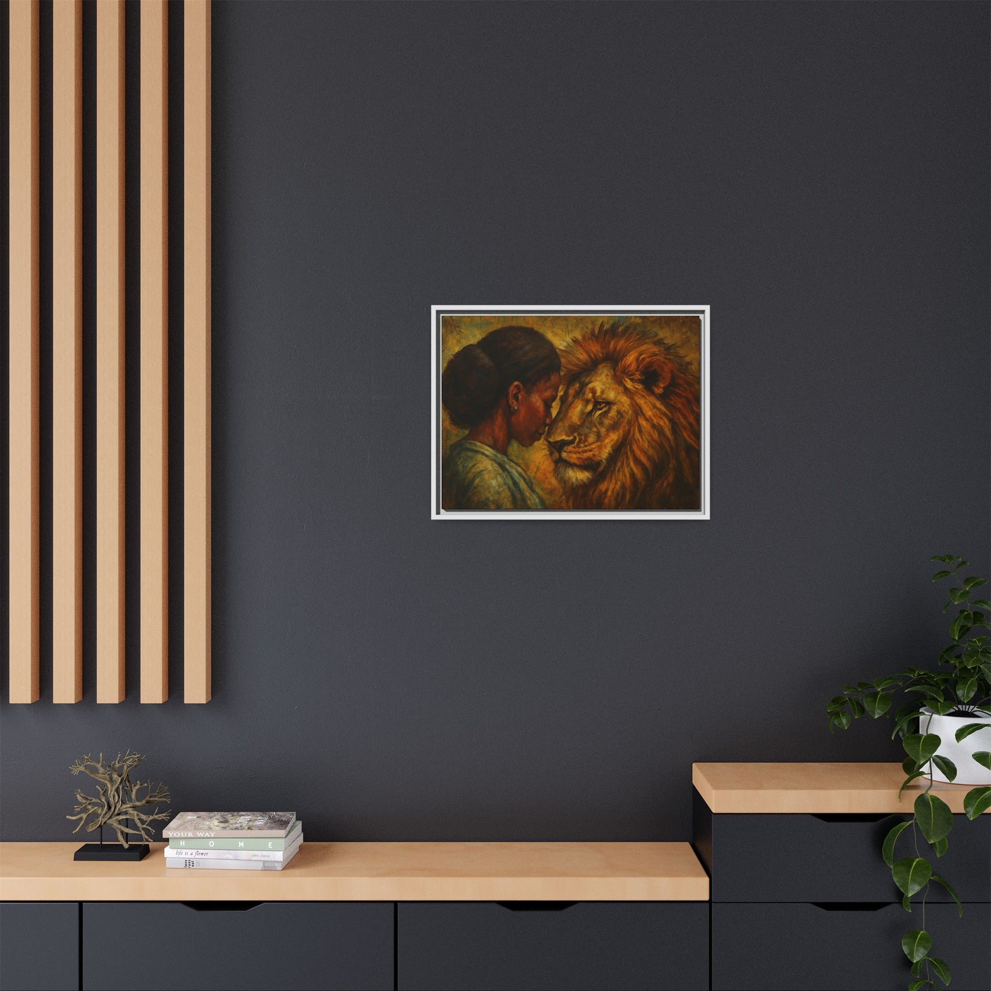 Lion and Woman