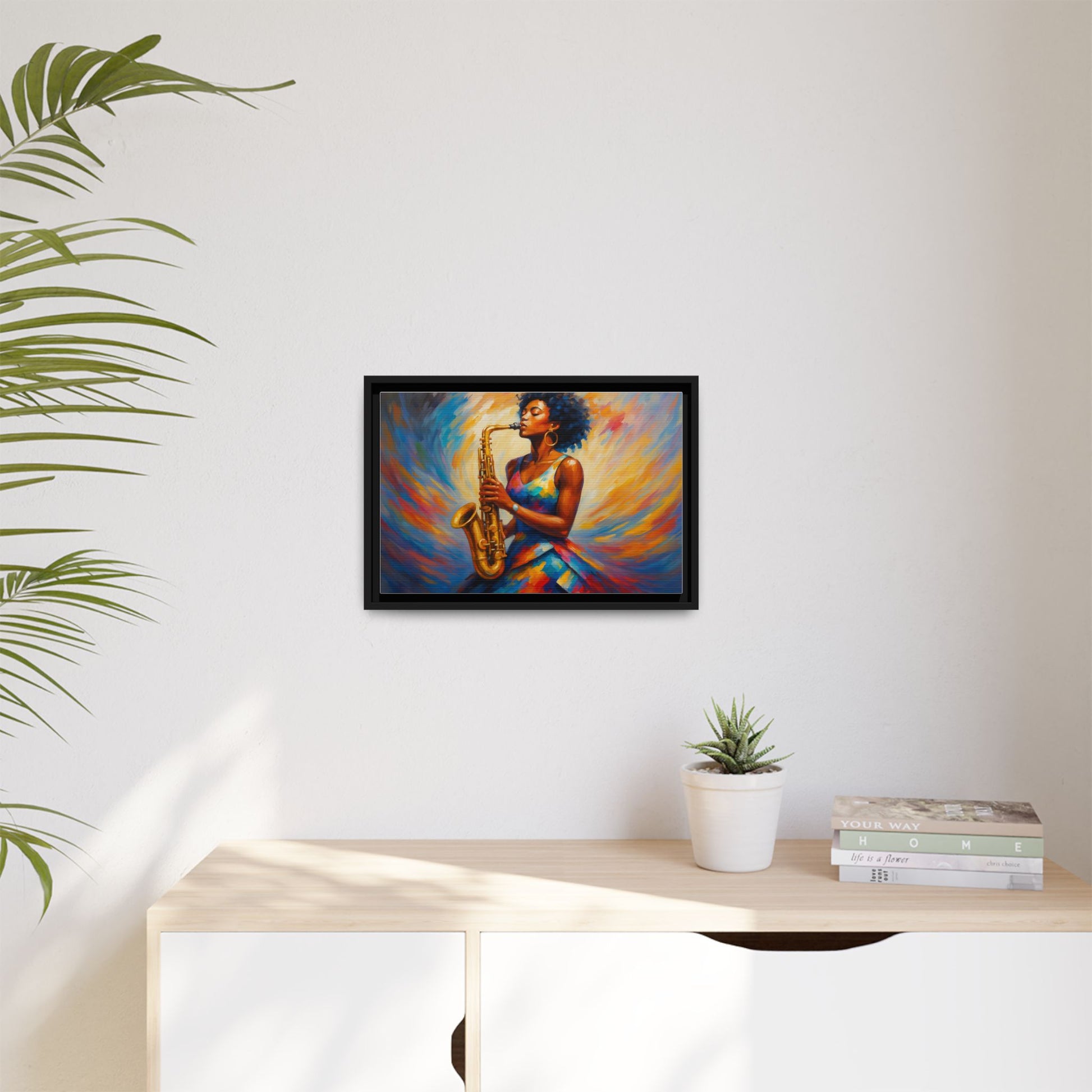 Vibrant Jazzy Lady