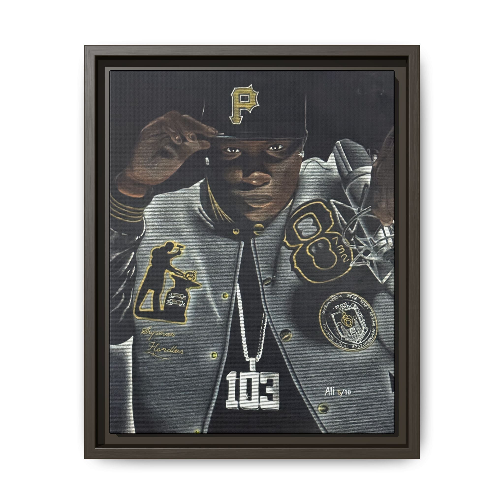 Canvas Looking in the Mirror Wall Art