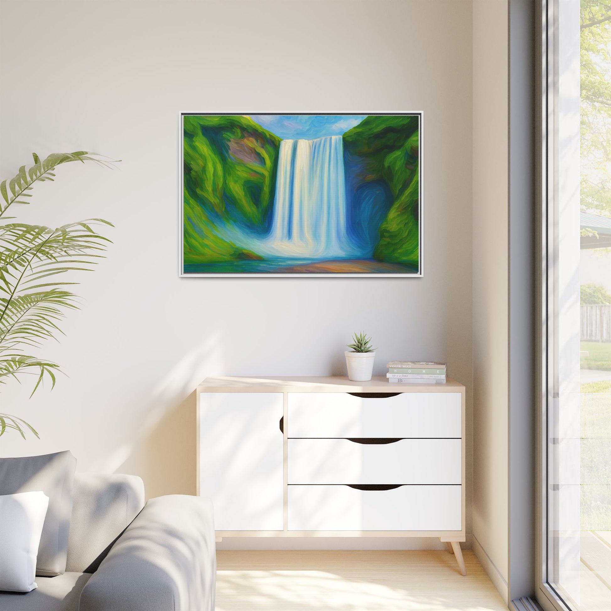 Serene Waterfall 1