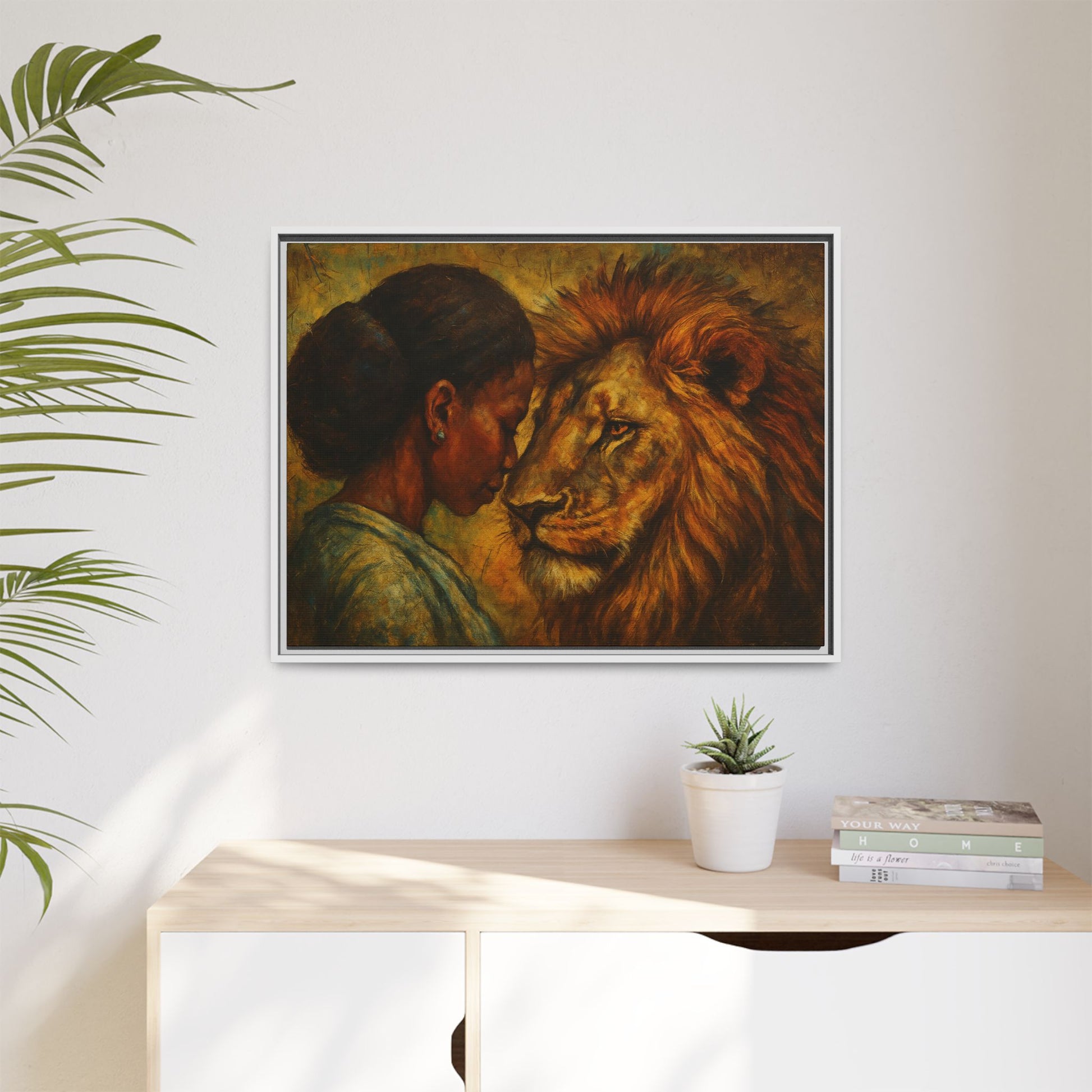 Lion and Woman