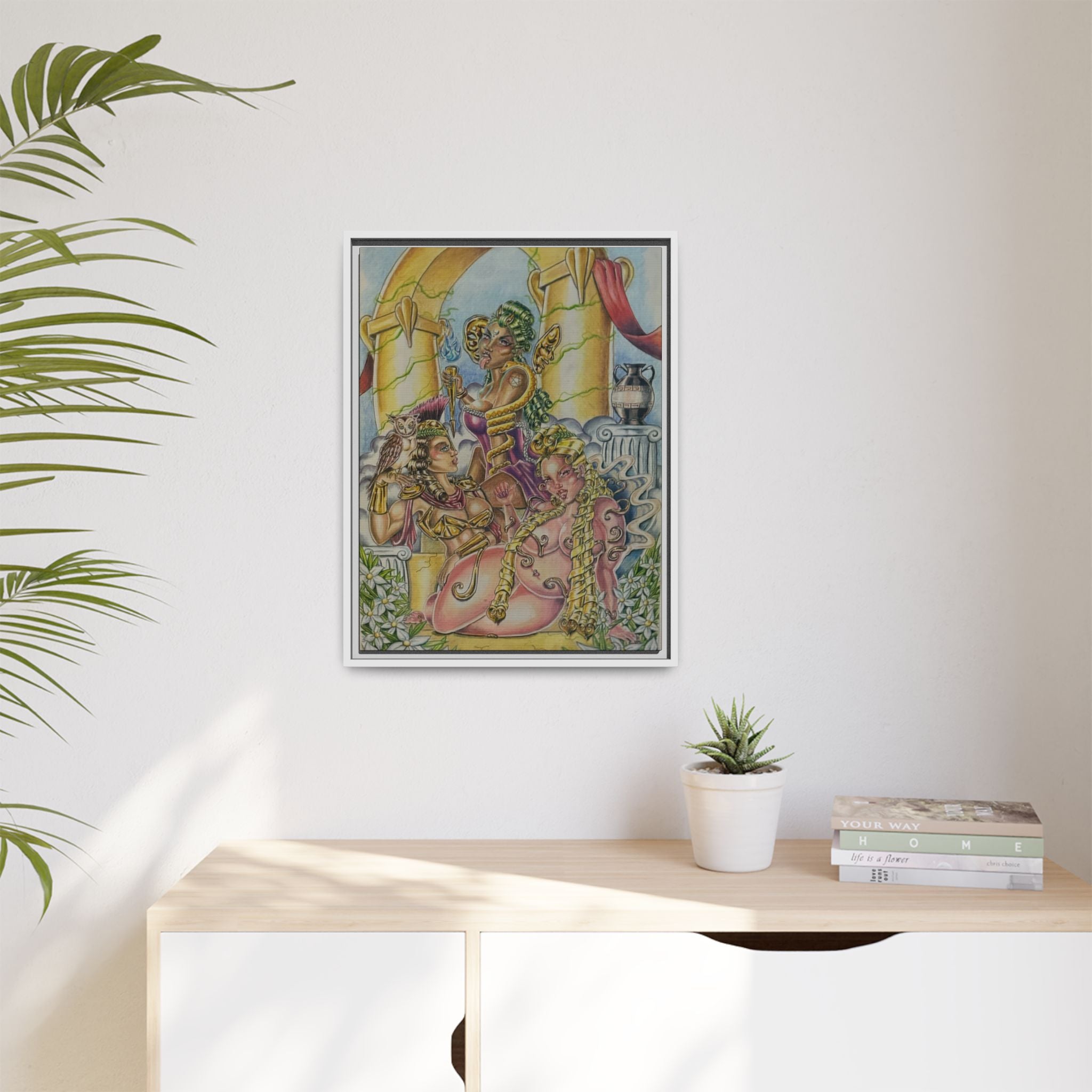 Canvas Art Print - Many Faces