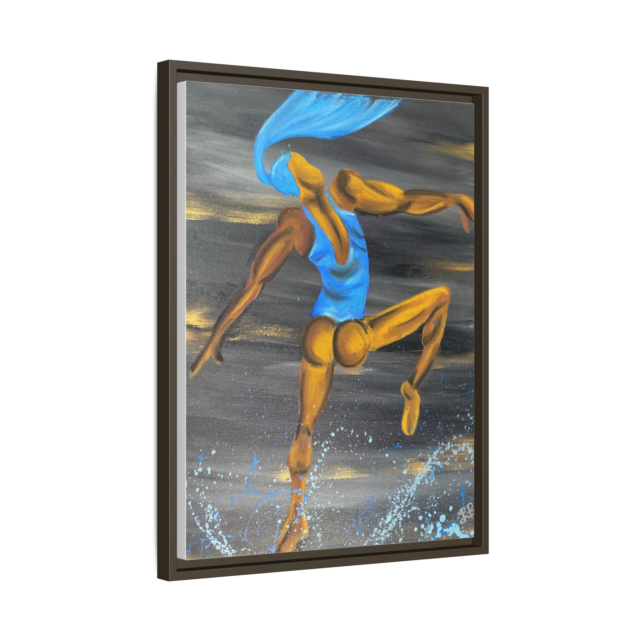 Dynamic Blue Dancing