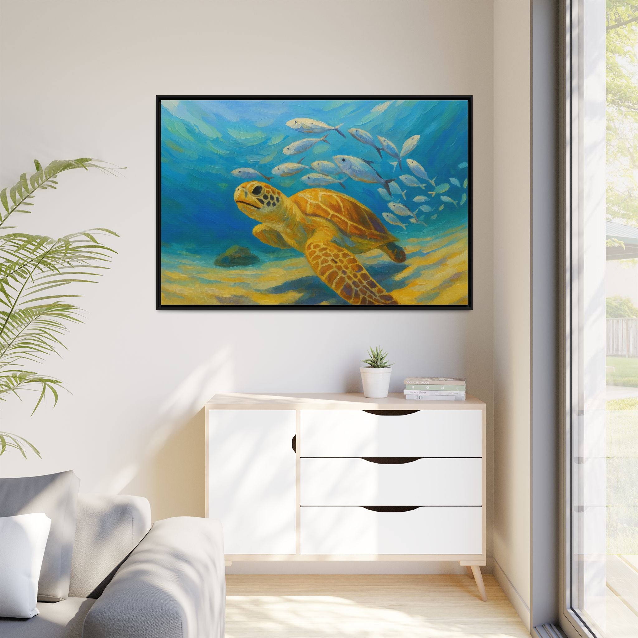 Underwater Sea Turtle life