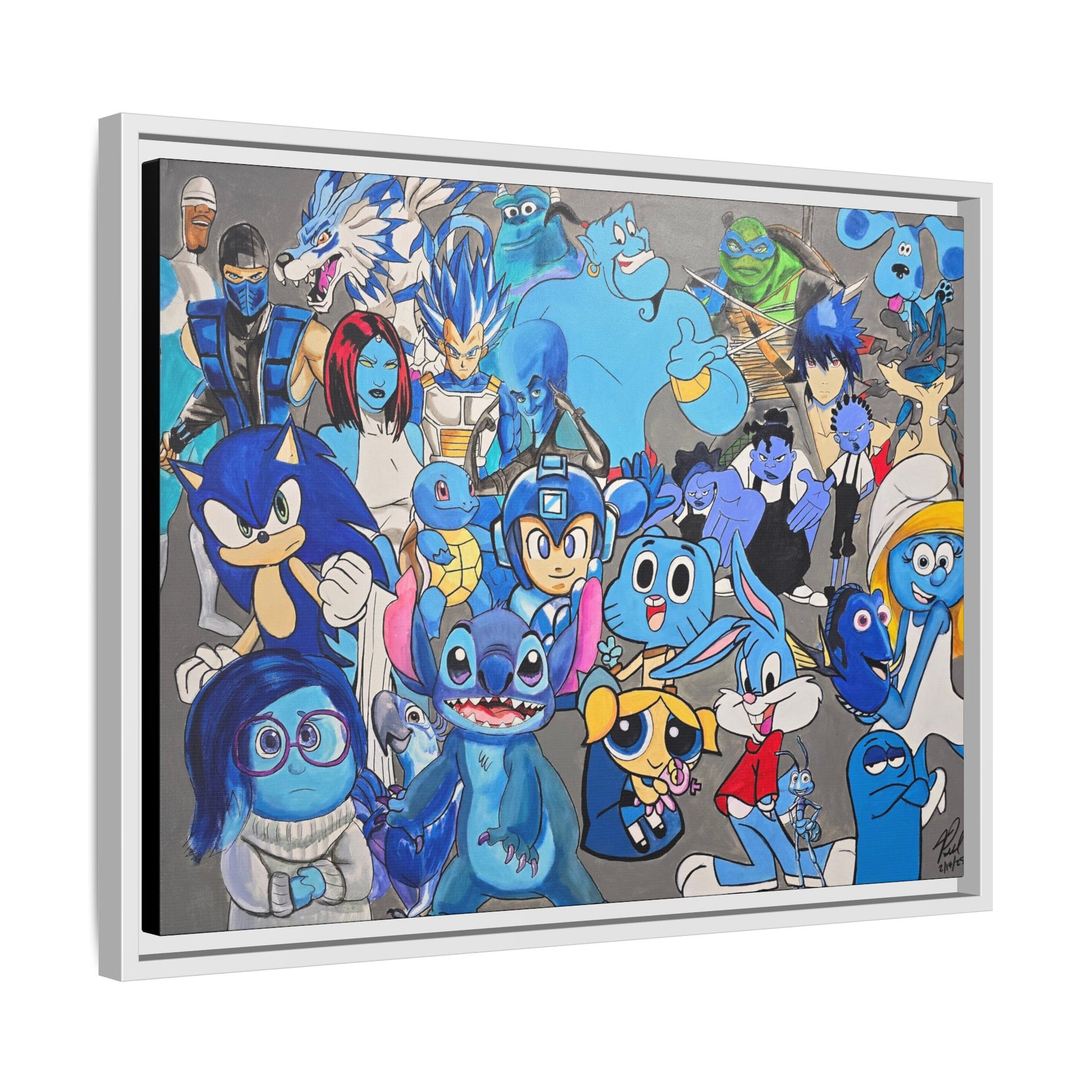 Blue Characters