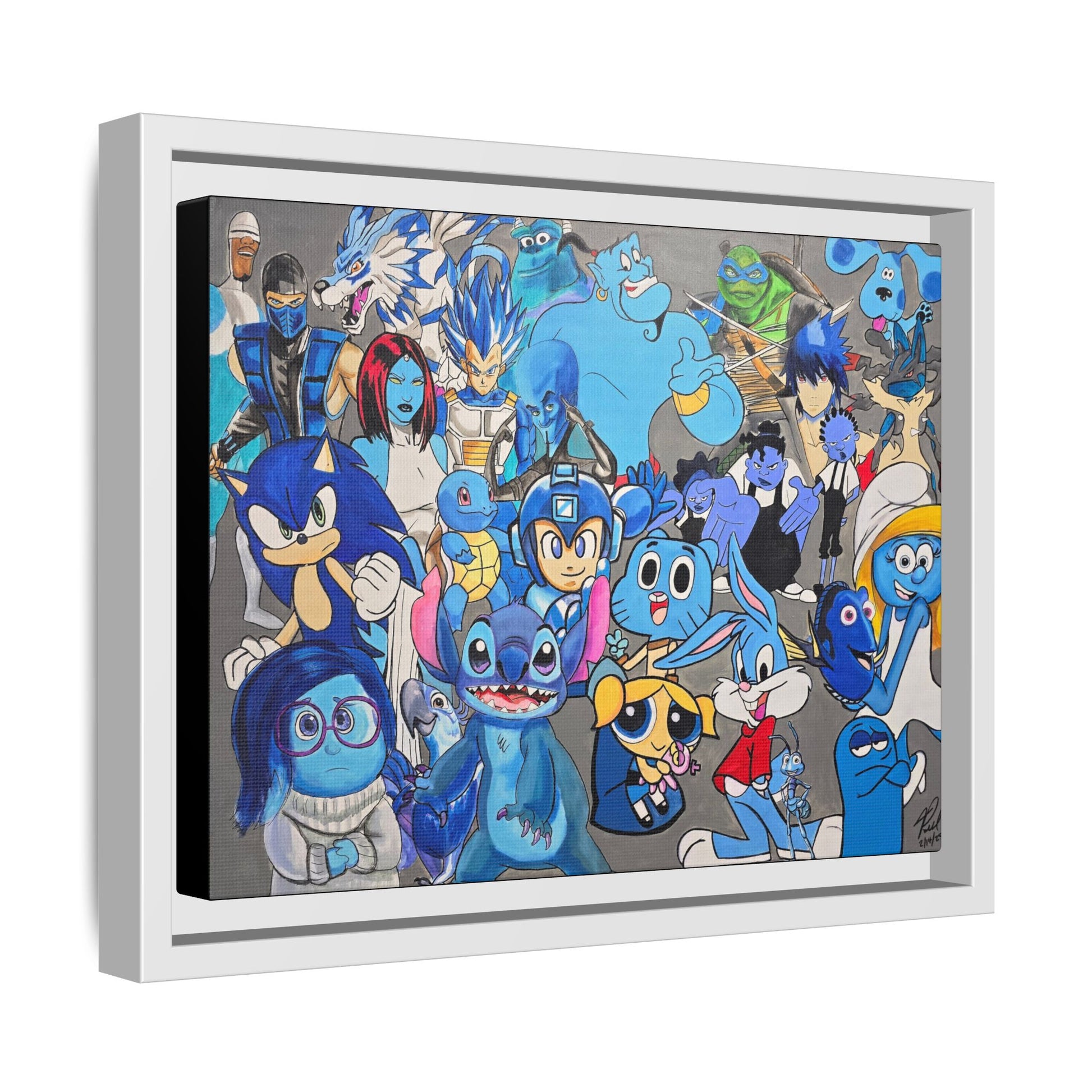 Blue Characters