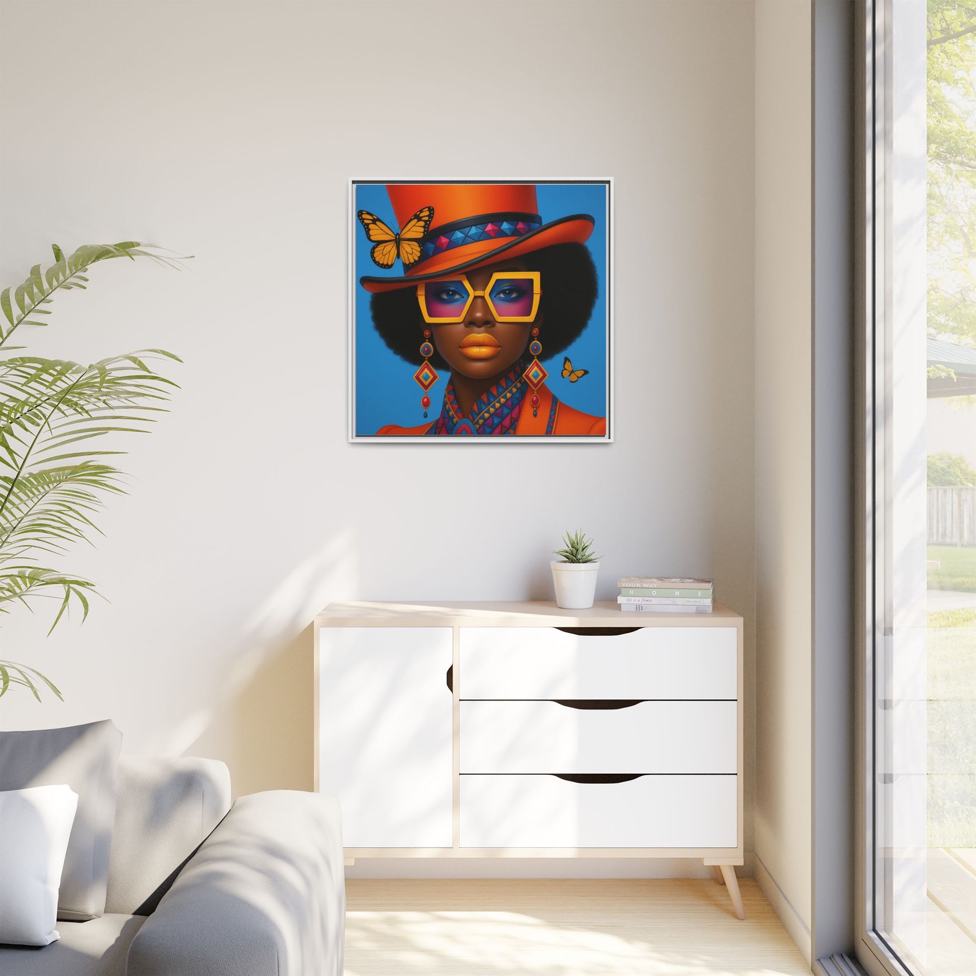 Butterfly Afro Queen