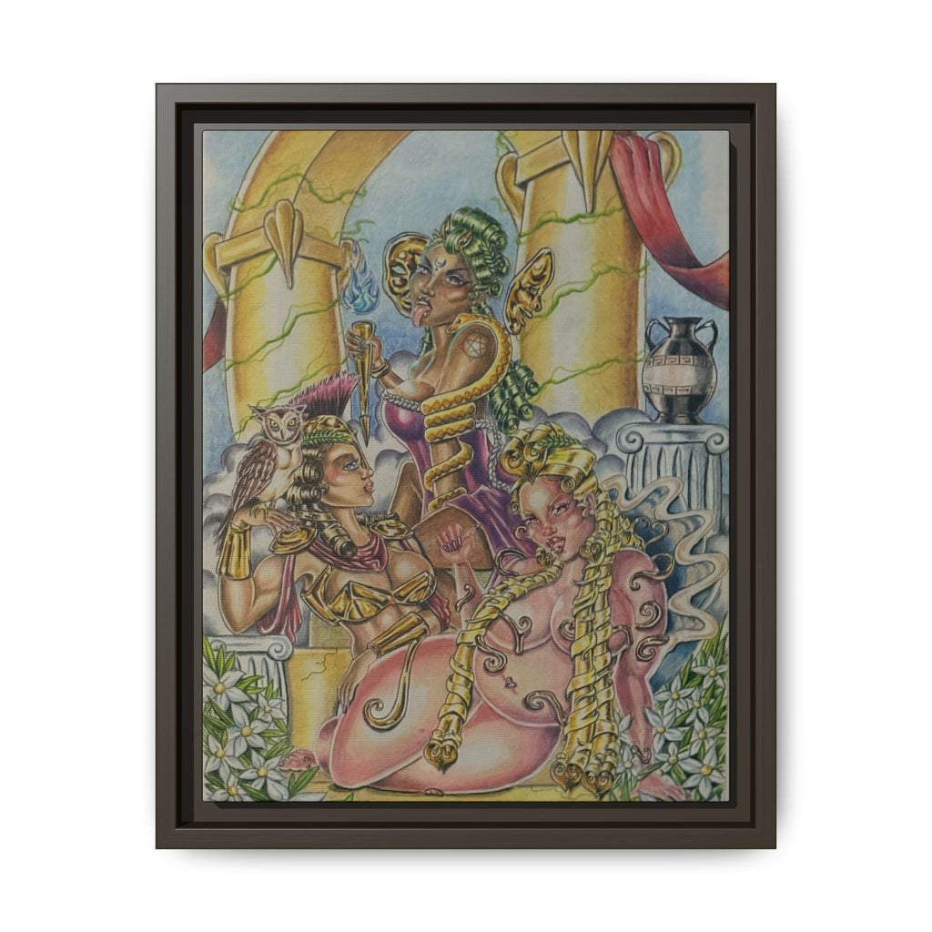 Canvas Art Print - Many Faces