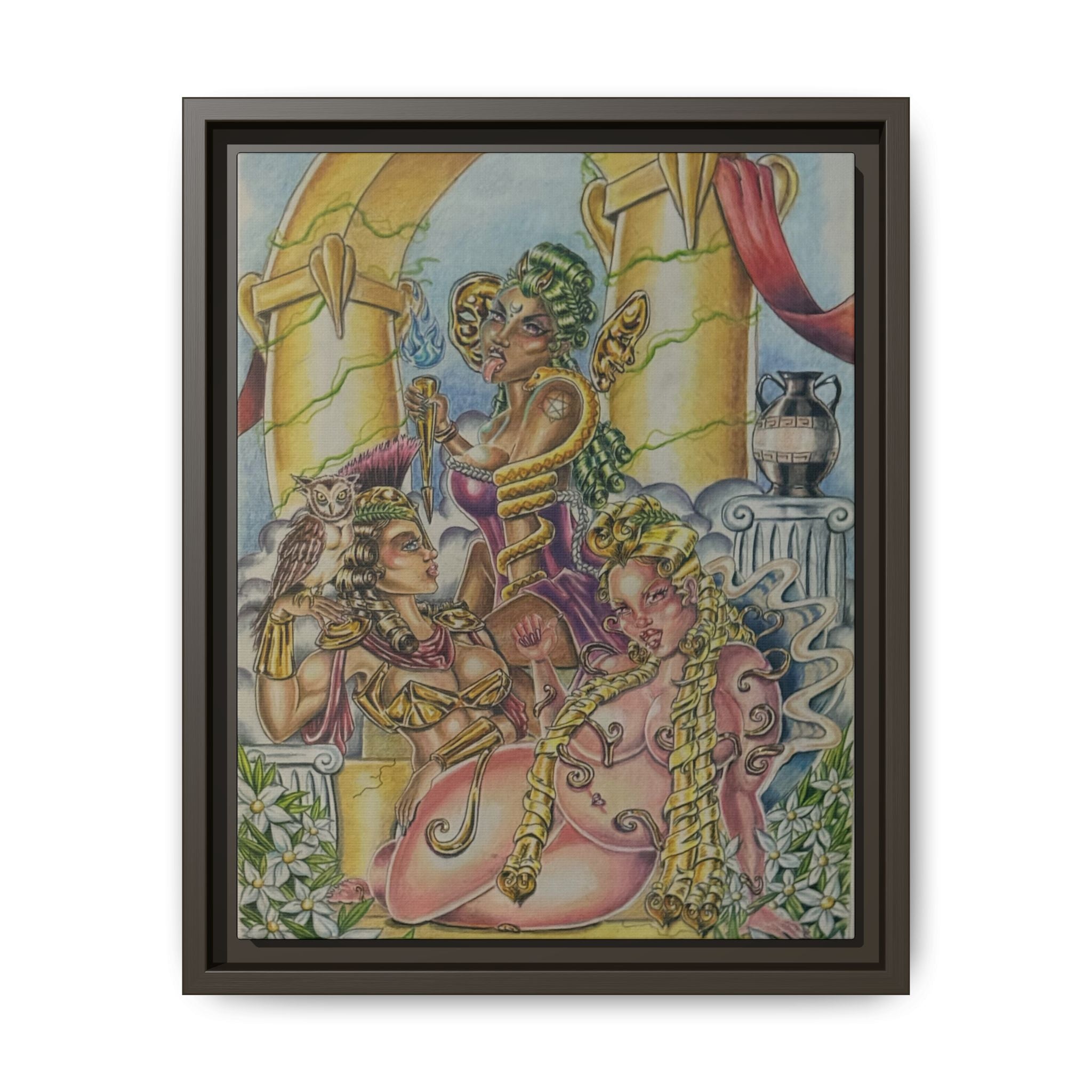 Canvas Art Print - Many Faces