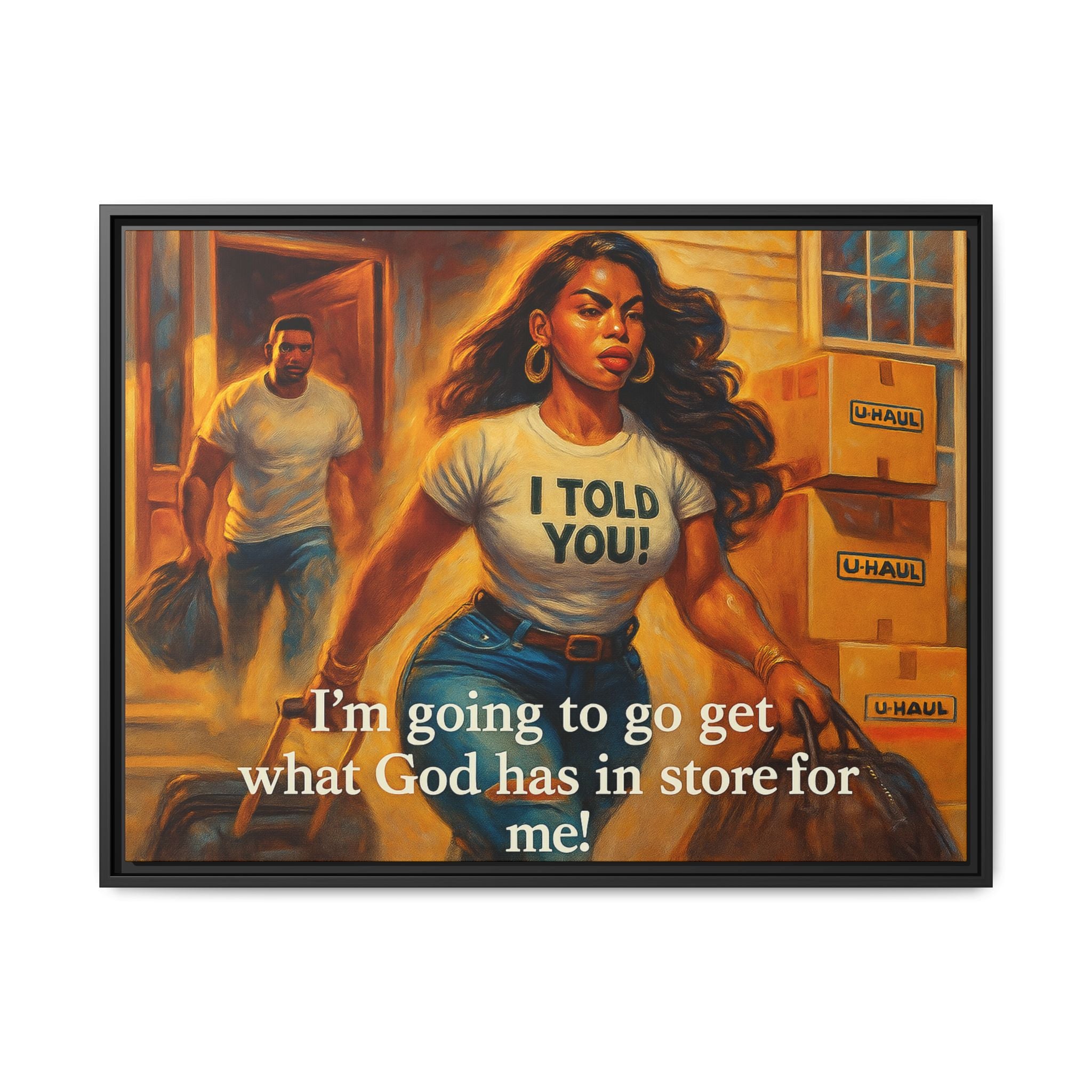 Inspirational Framed Canvas Art - Motivational Wall Decor, Home Office Wall Art, Gift for Her, Uplifting Quote Art, Positive Vibes [...]