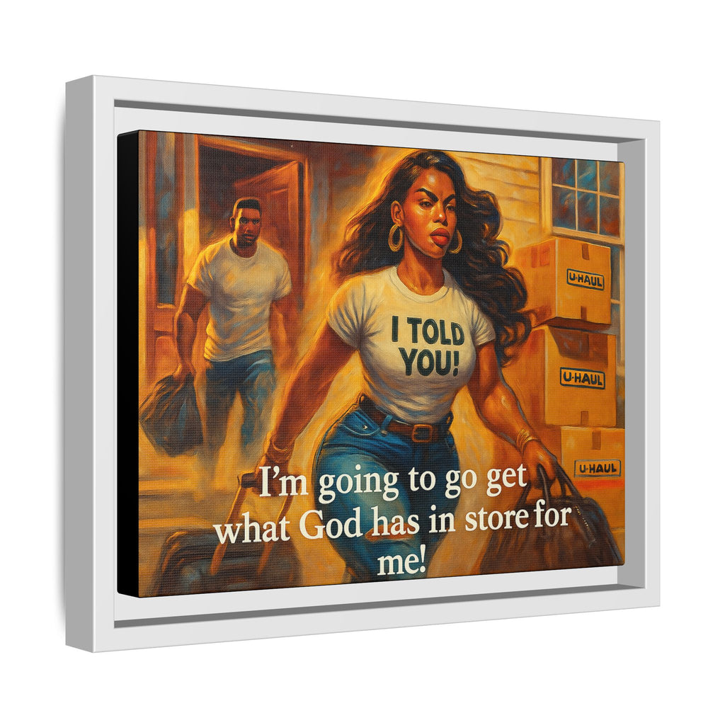 Inspirational Framed Canvas Art - Motivational Wall Decor, Home Office Wall Art, Gift for Her, Uplifting Quote Art, Positive Vibes [...]