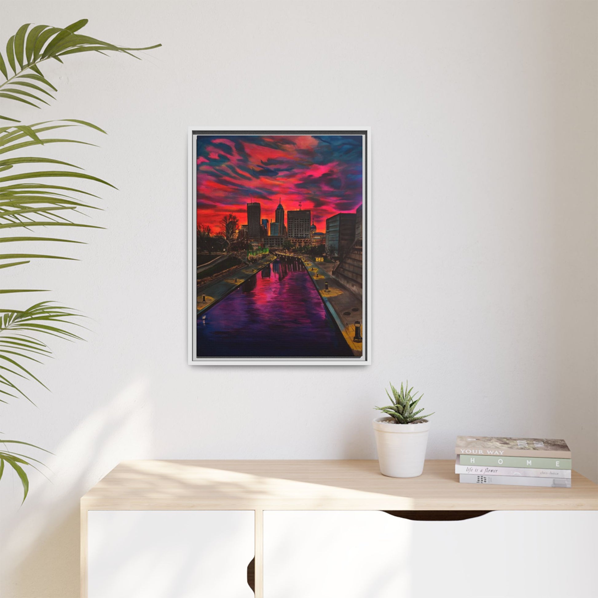 Vibrant Canal Cityscape