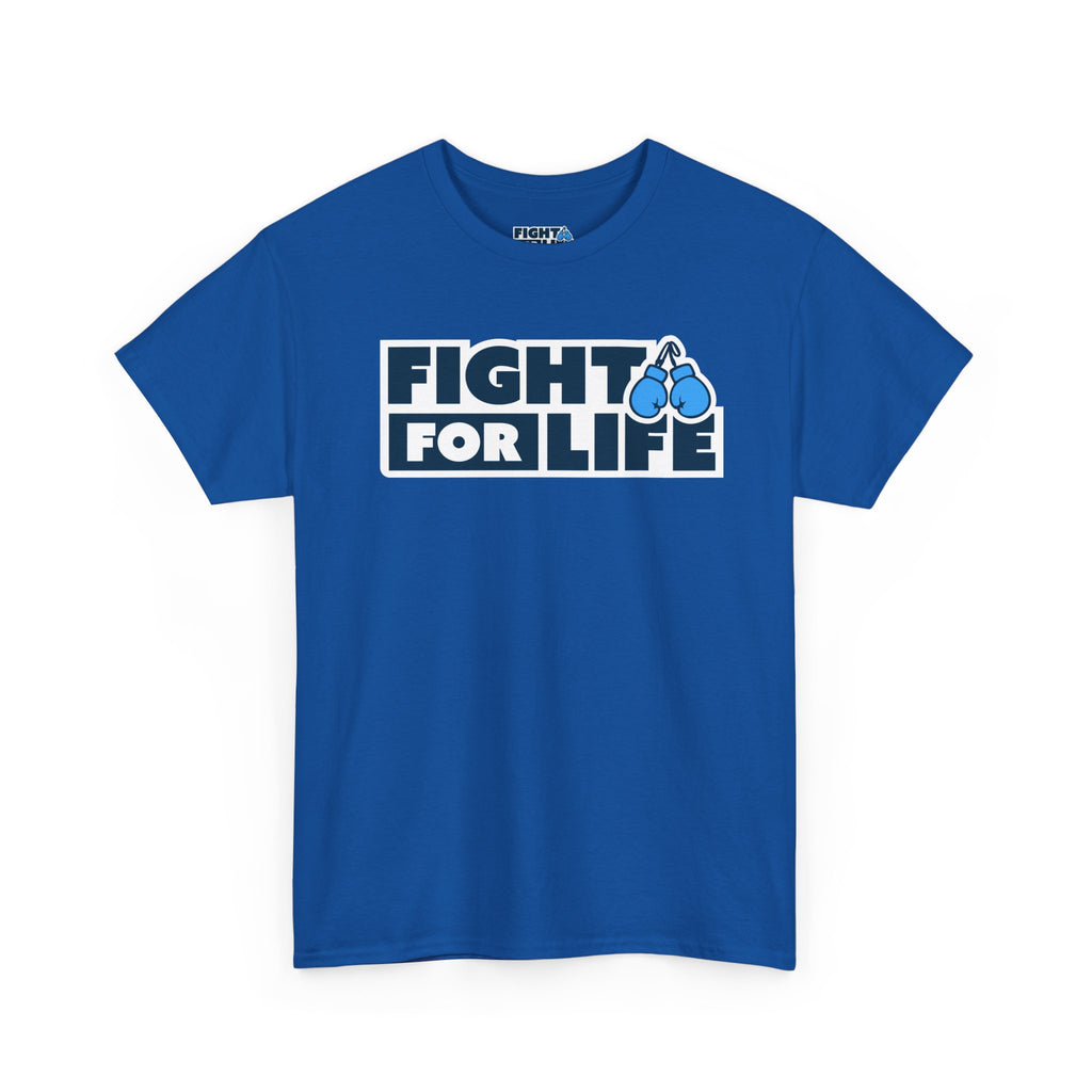 Fight For Life T-Shirt — Royal Blue Tee