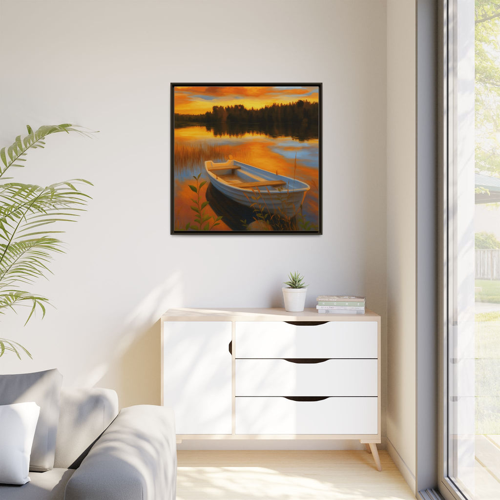 Sunset Boat Reflections