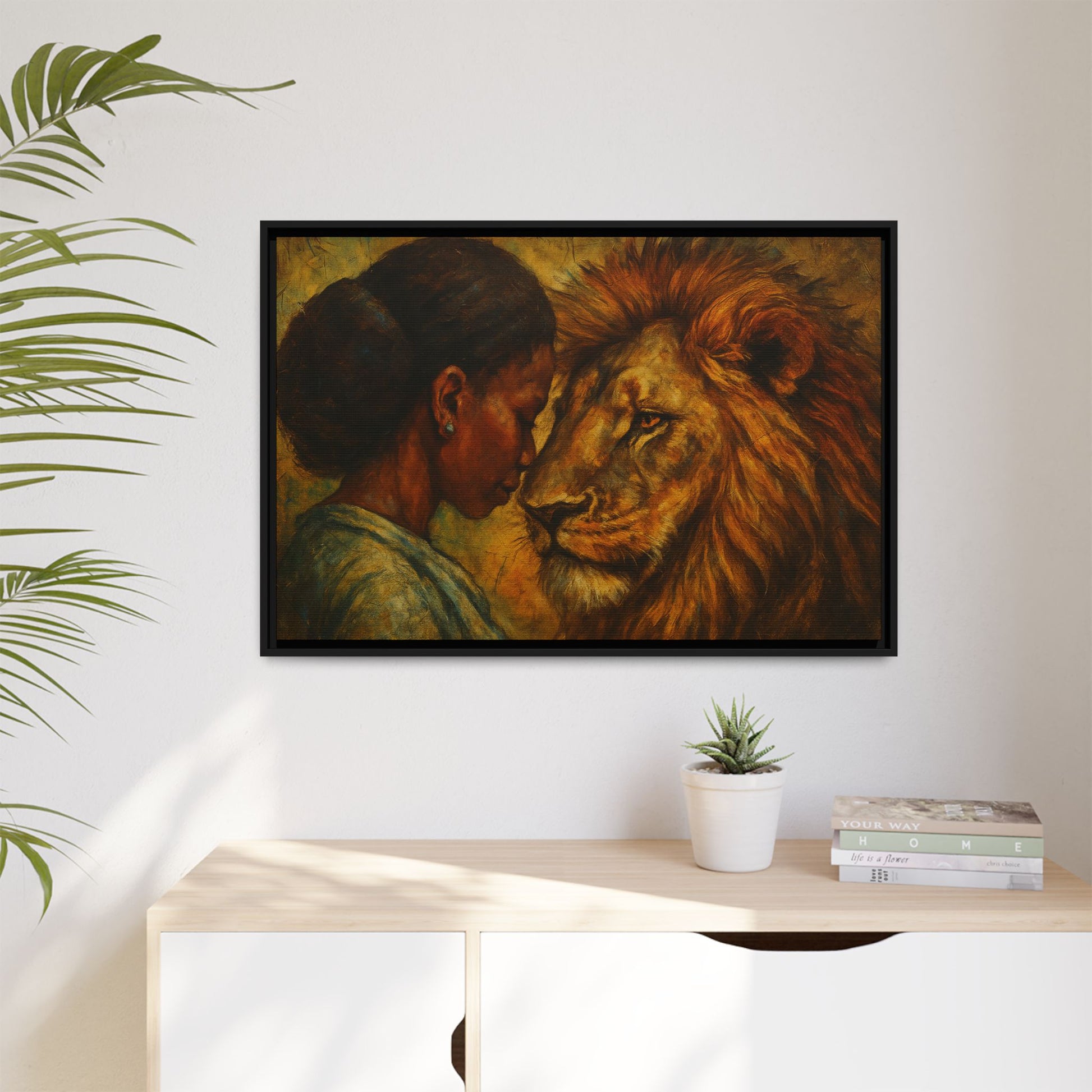 Lion and Woman