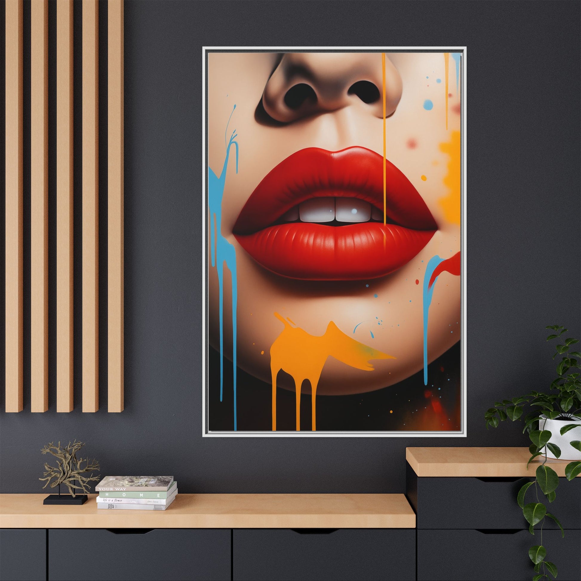 Color Drip Lips