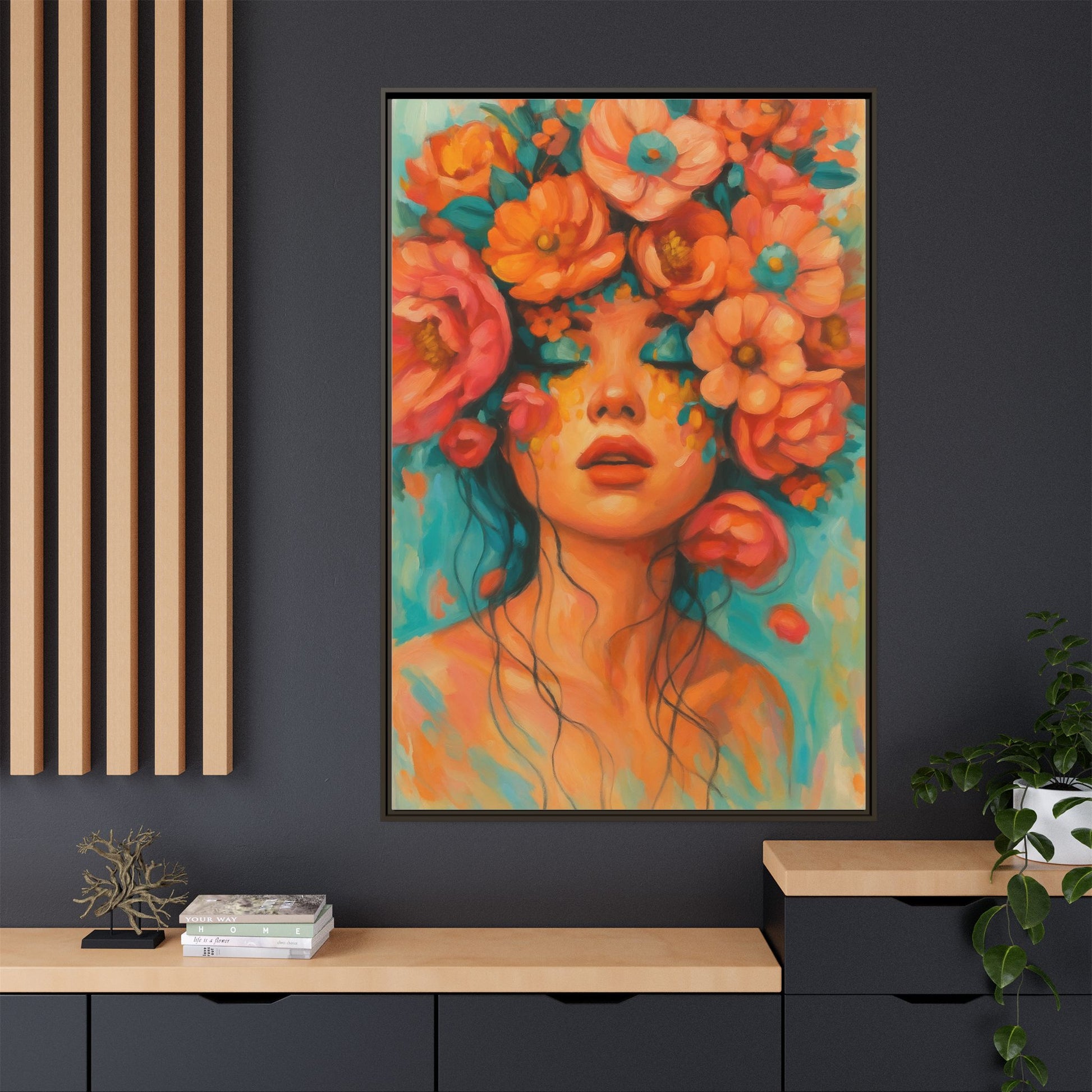 Floral Hair Pink Flowers