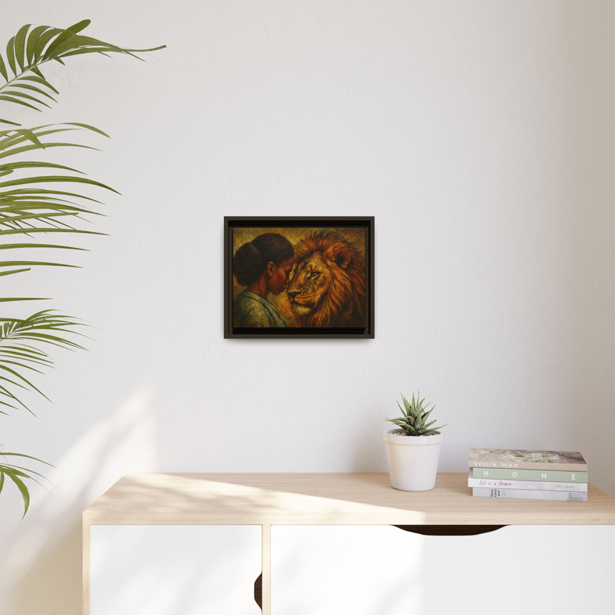 Lion and Woman