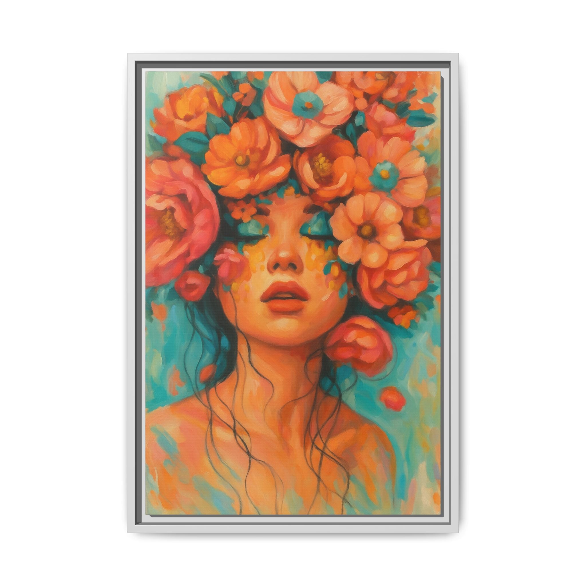 Floral Hair Pink Flowers