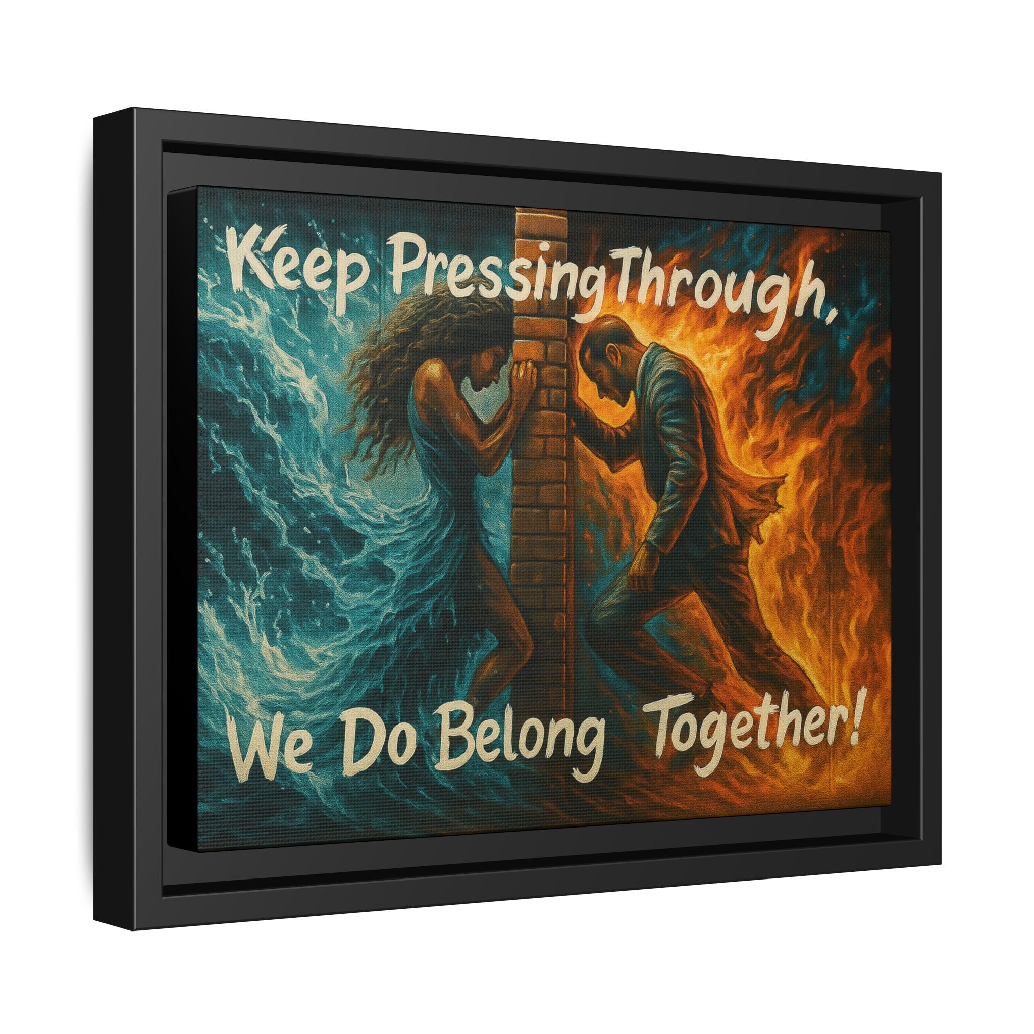 Matte Canvas, Framed (Multi-color)