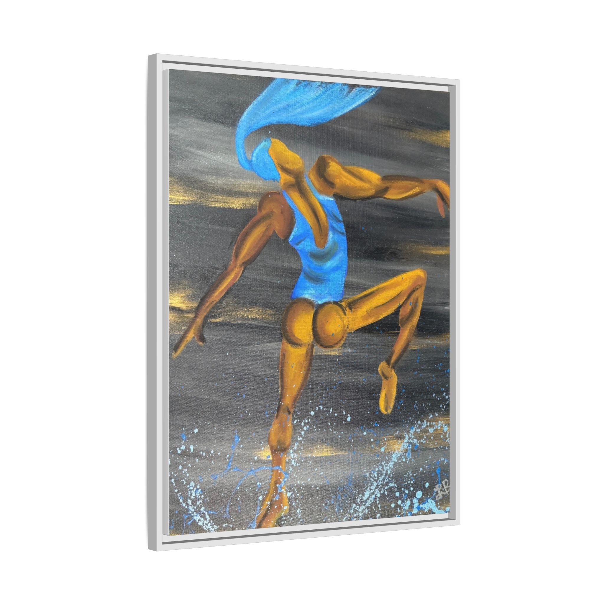 Dynamic Blue Dancing