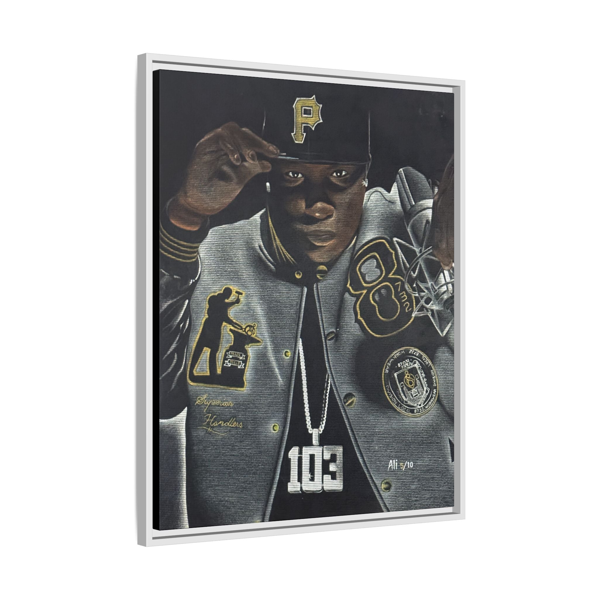 Canvas Looking in the Mirror Wall Art