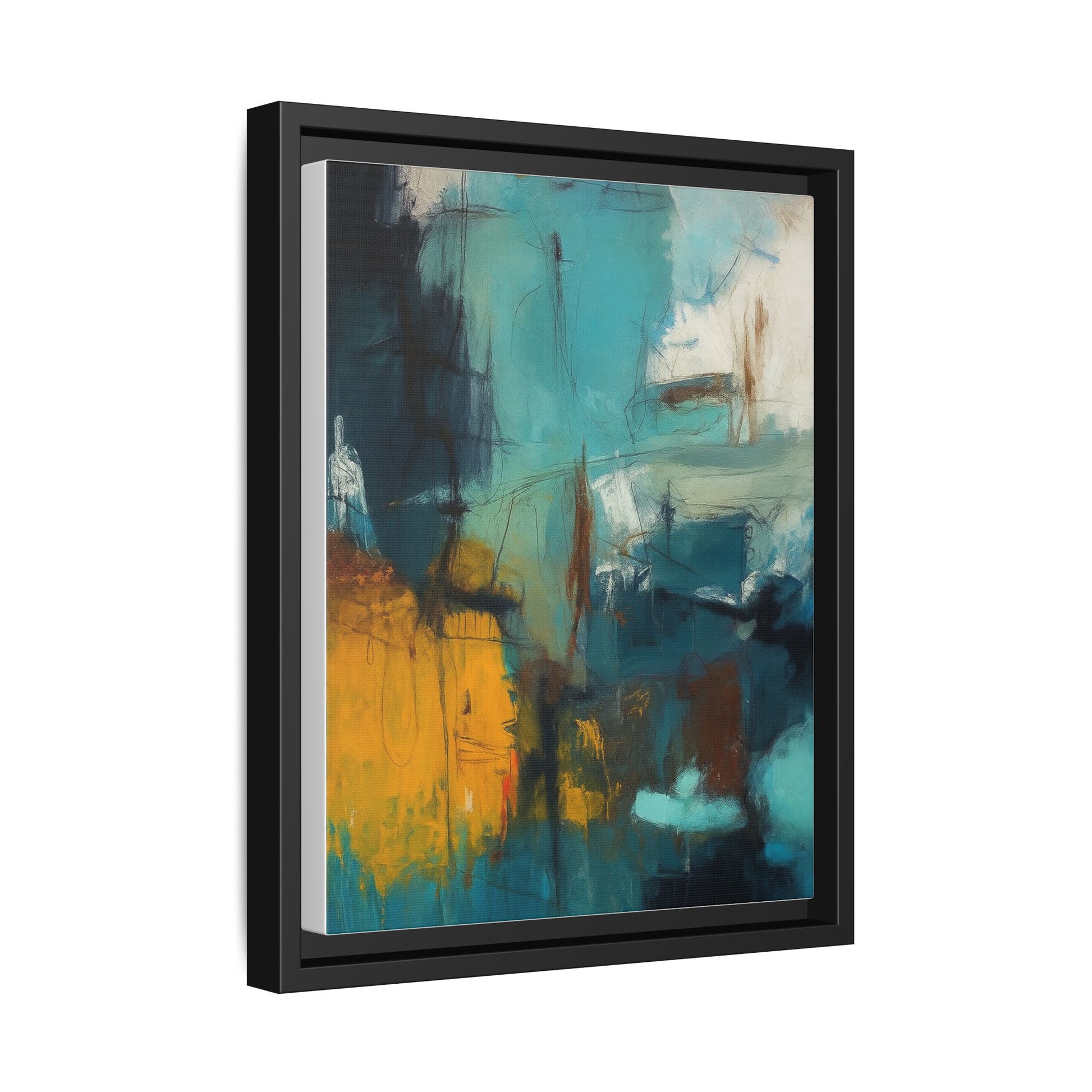 Abstract Blue Gold