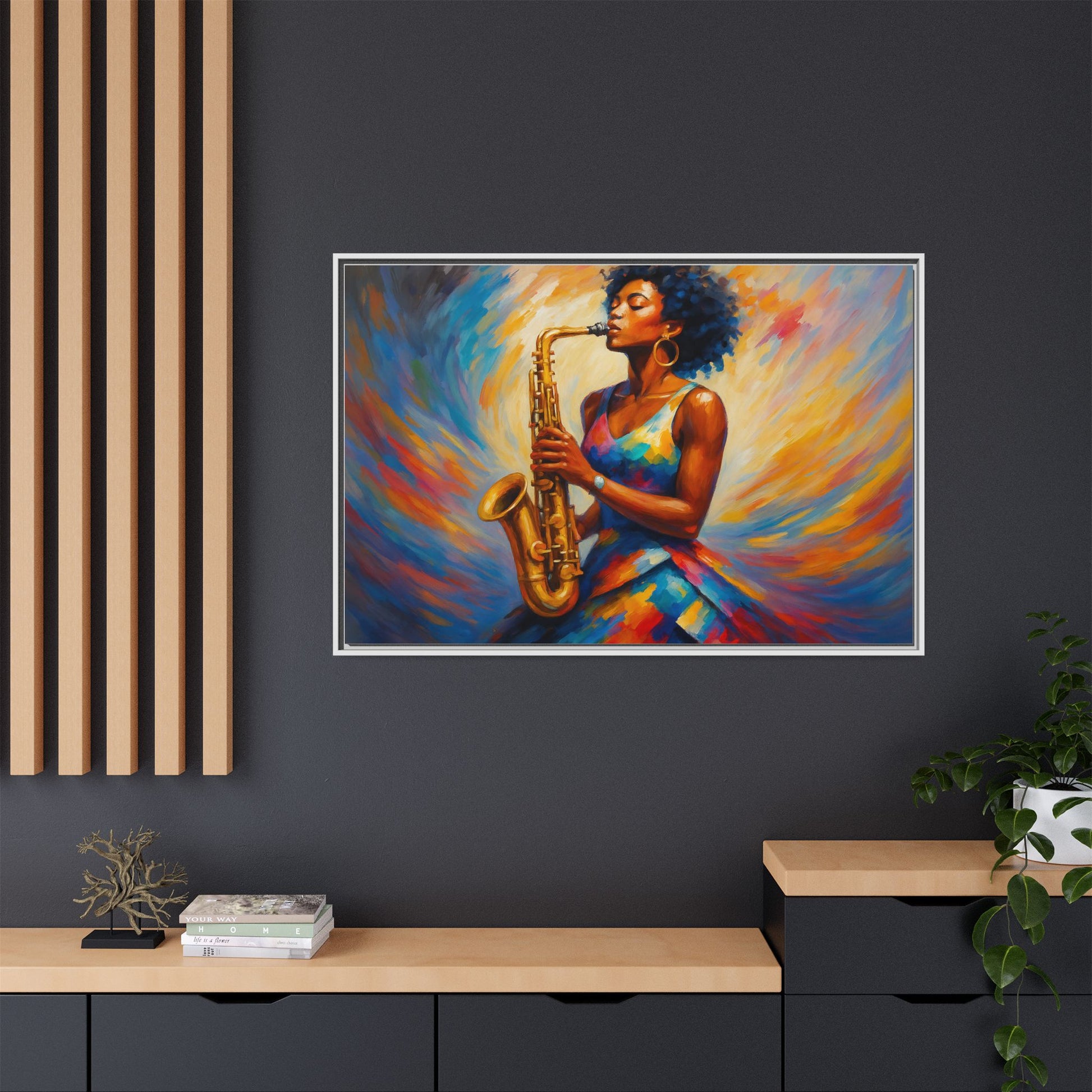 Vibrant Jazzy Lady