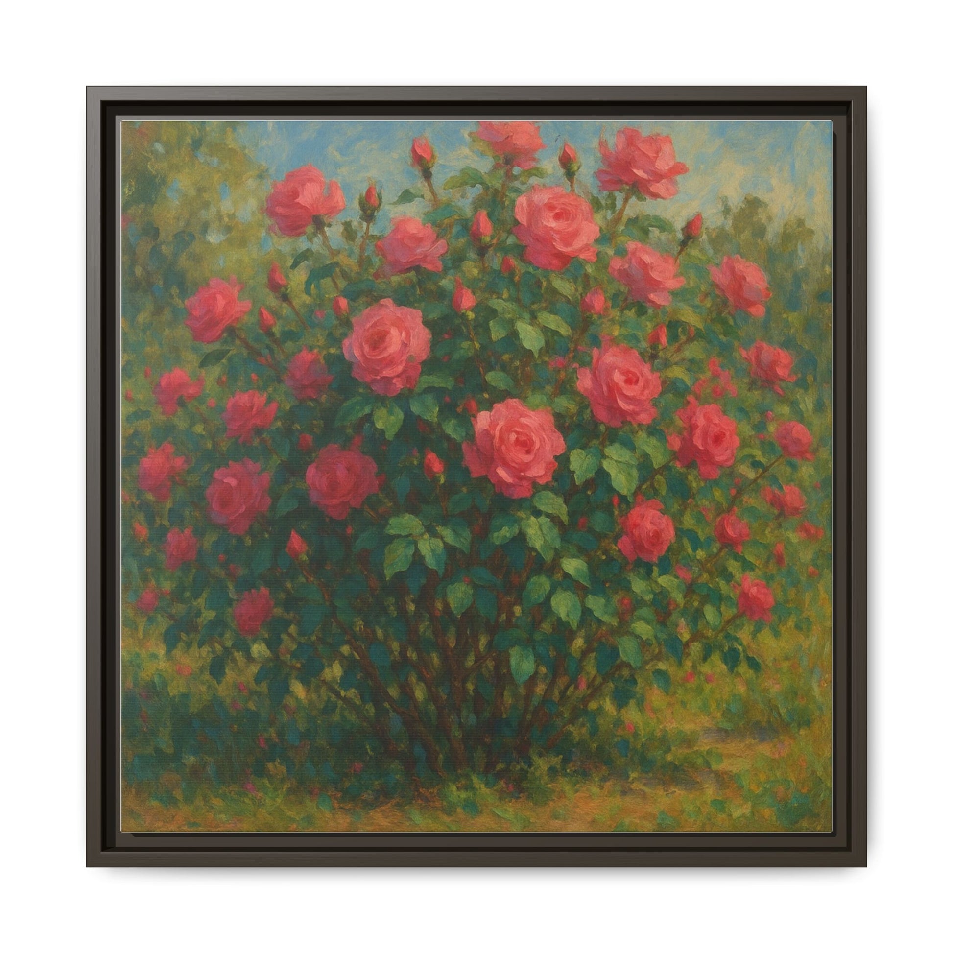 Pink Rose Bush