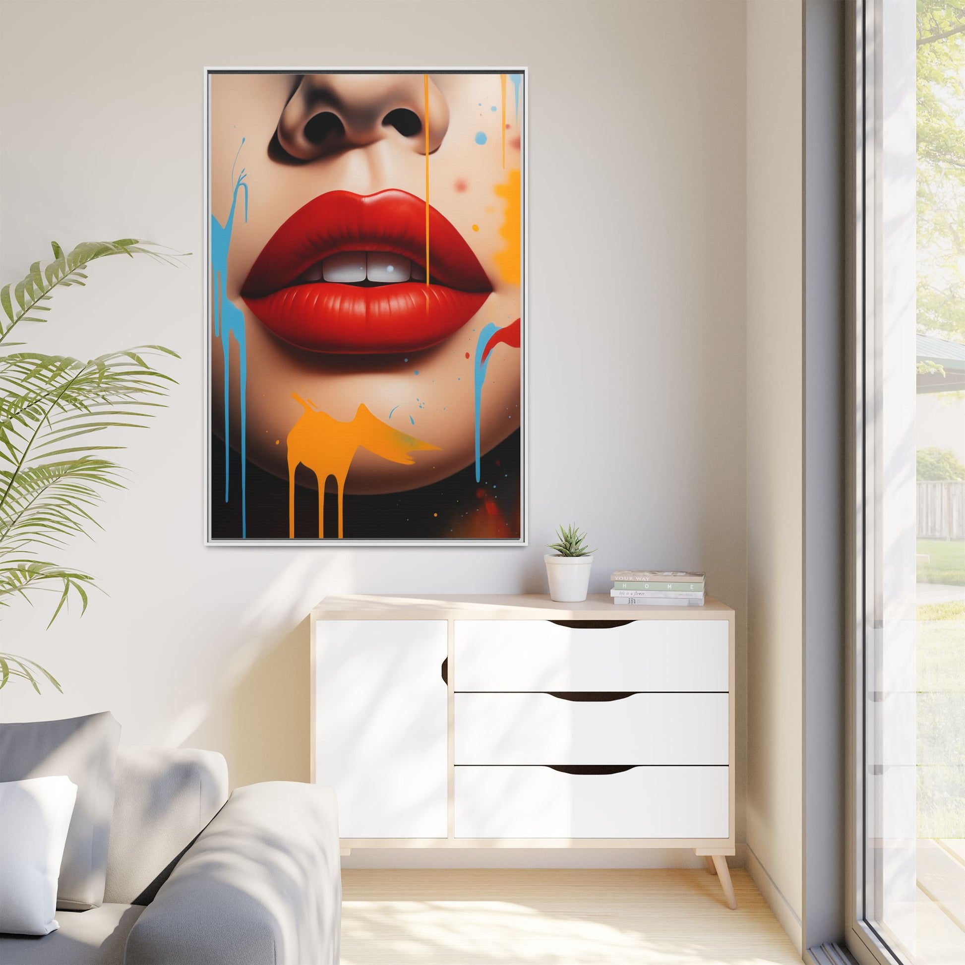 Color Drip Lips