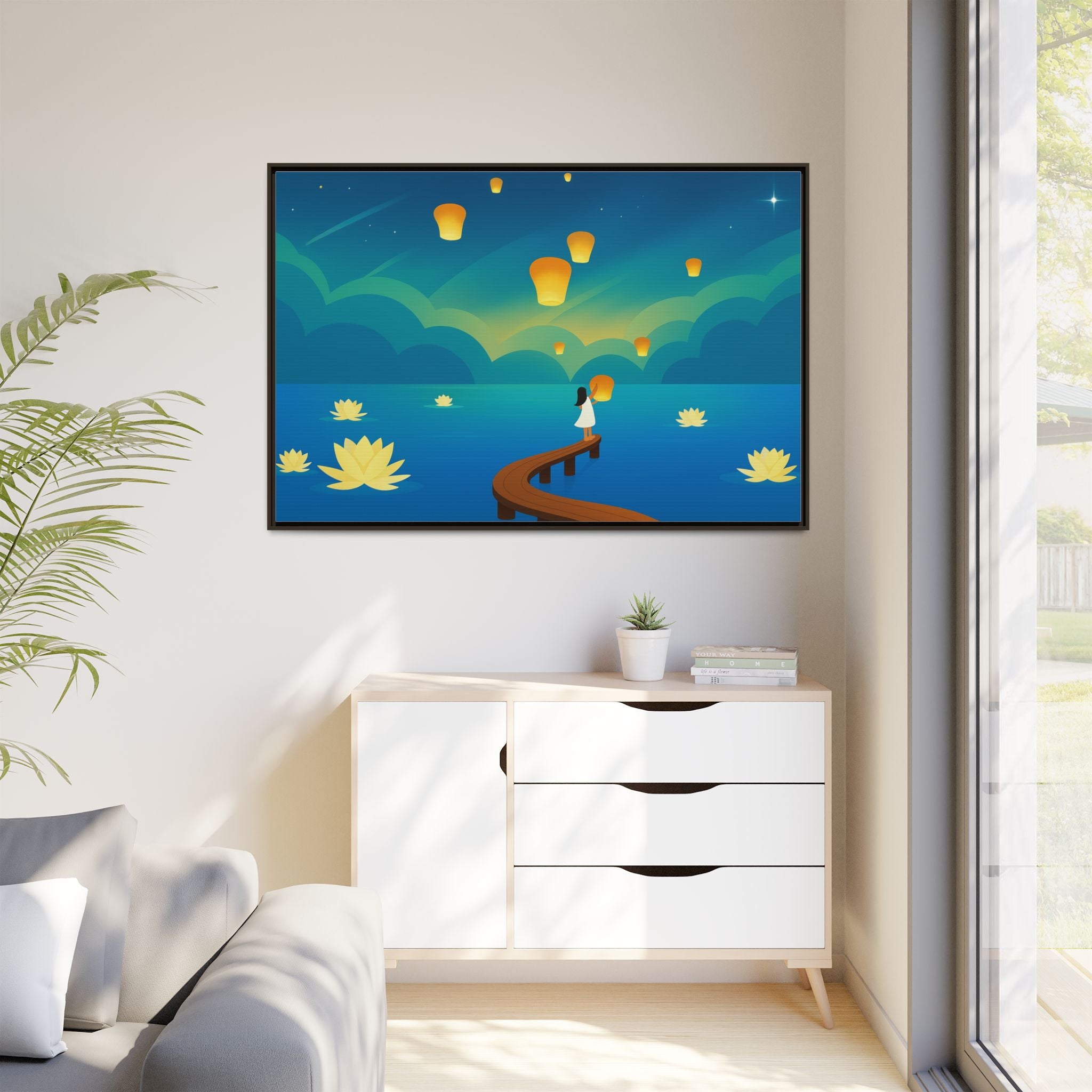 Serene Lantern Dreams