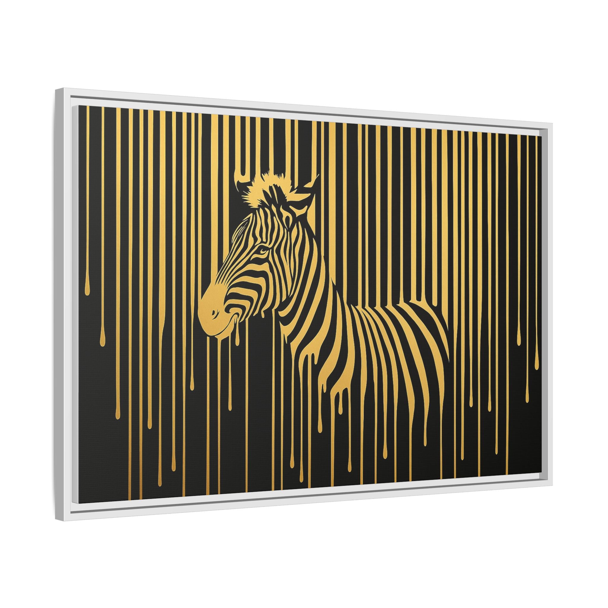 Gold Dripping Zebra