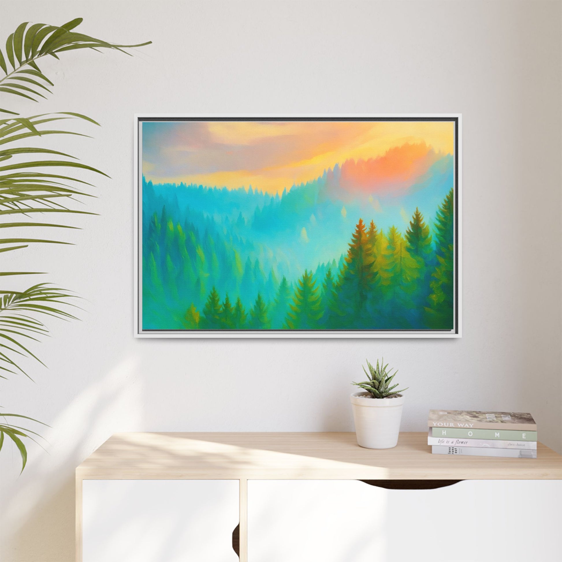 Serene Sun Forest Nature