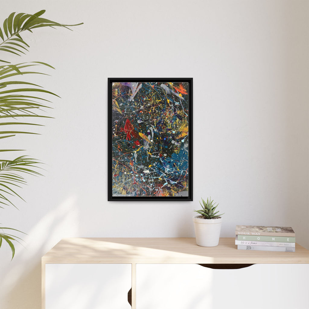 Colorful Abstract Framed Canvas Art