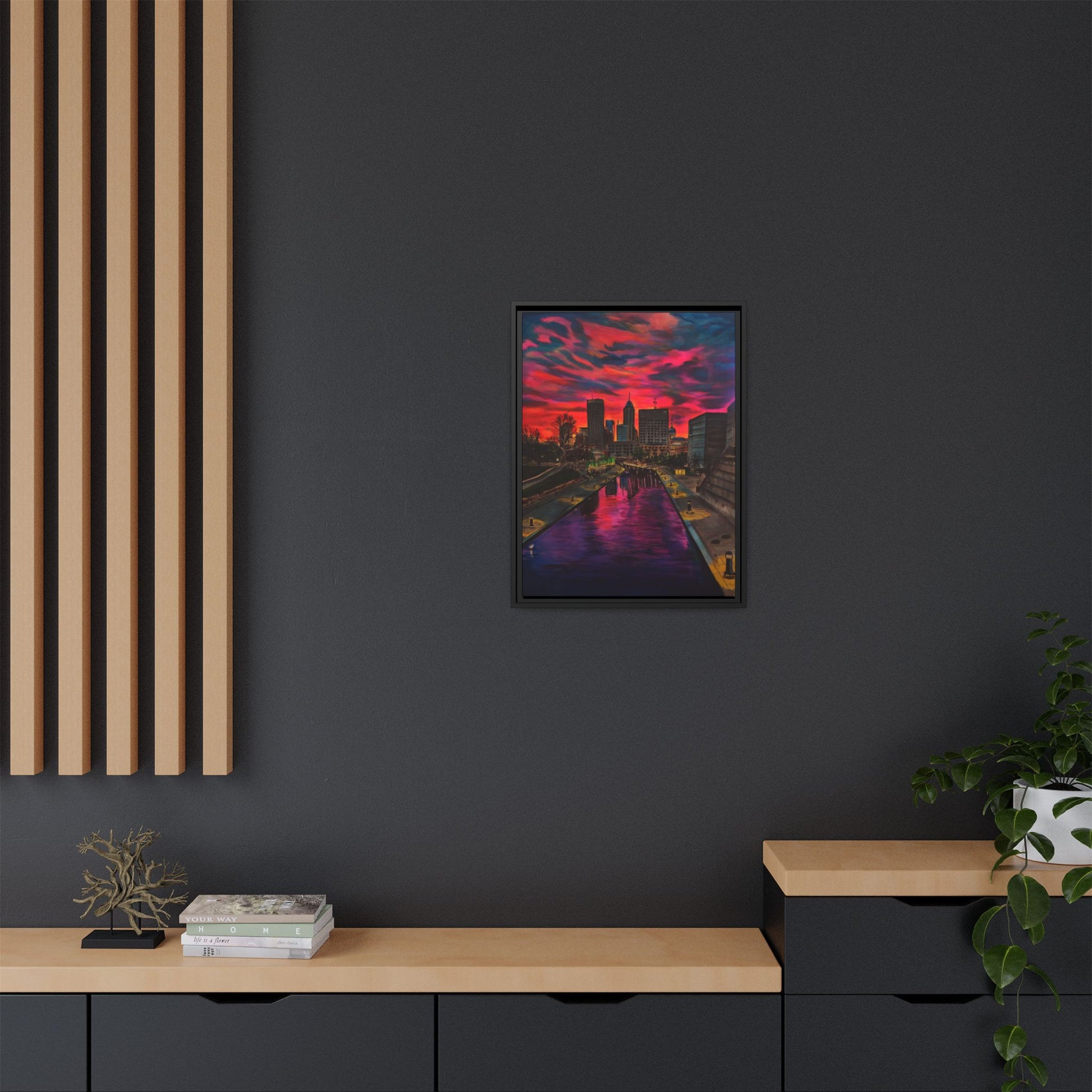 Vibrant Canal Cityscape