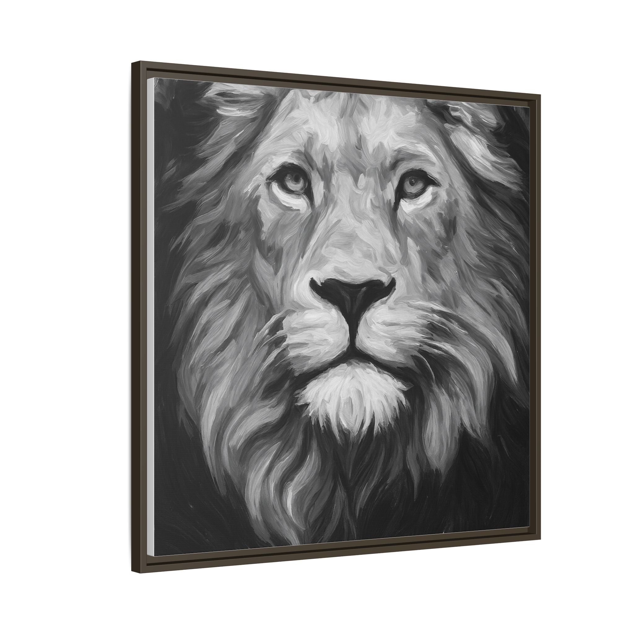 Black and White Lion 1
