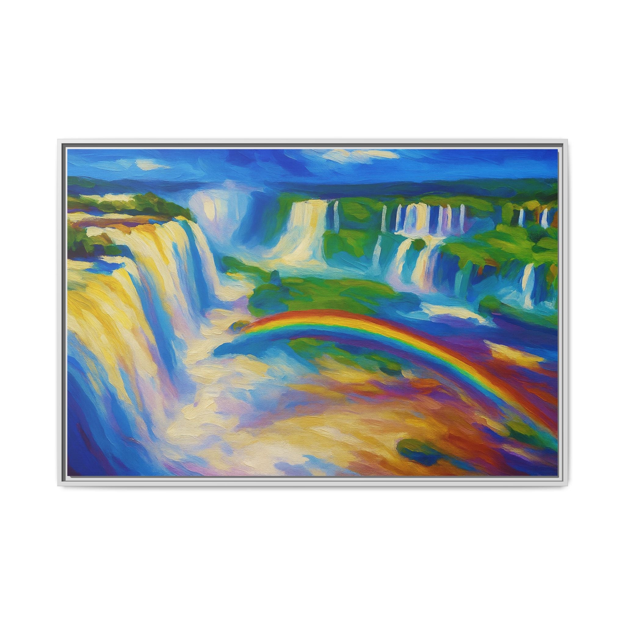 Waterfall Rainbow Splash