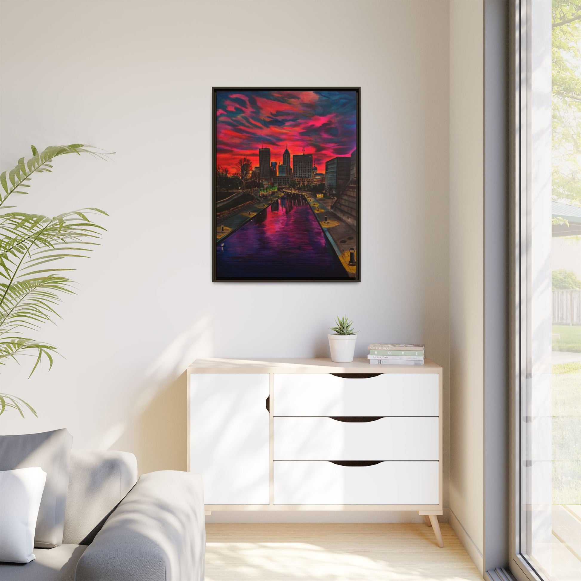 Vibrant Canal Cityscape