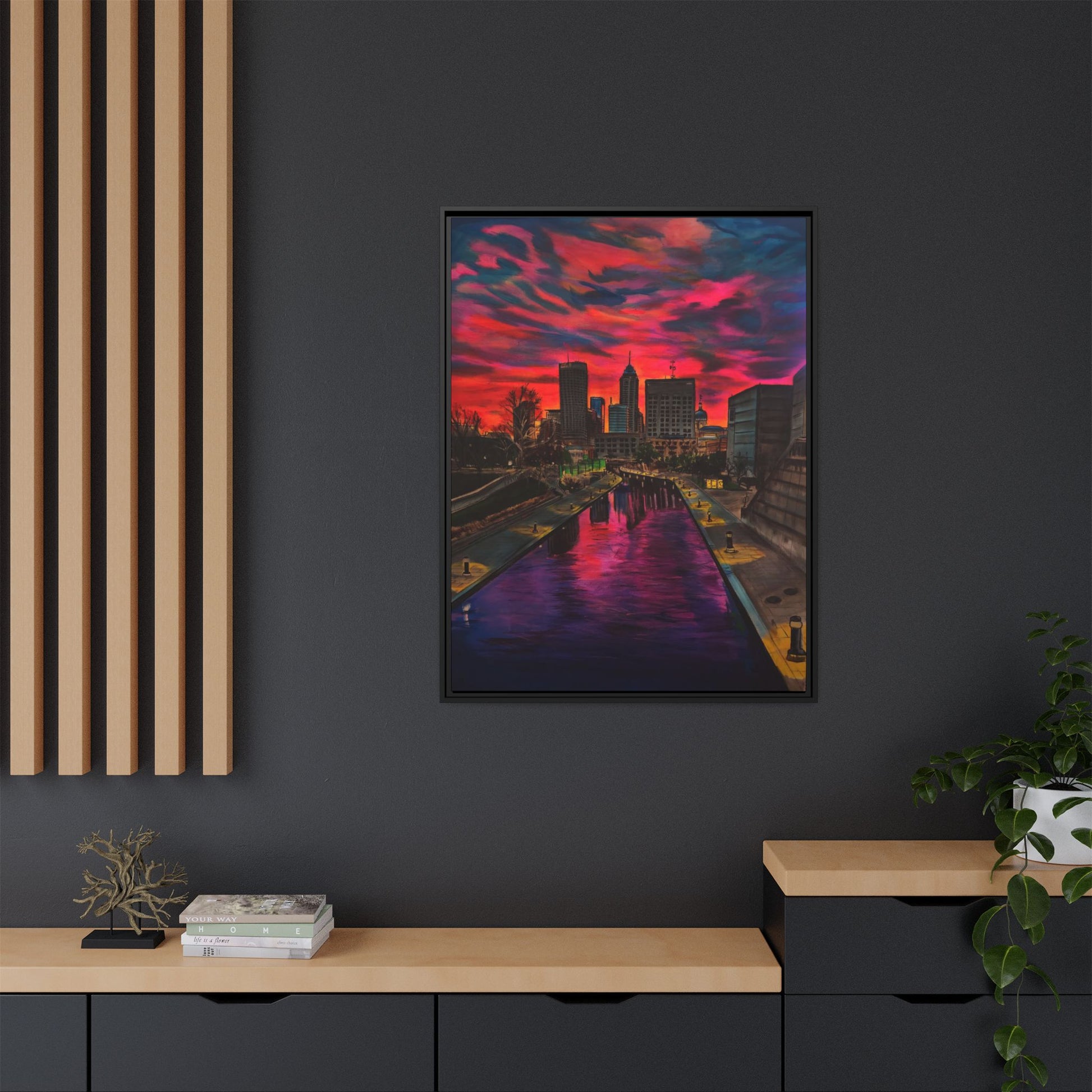 Vibrant Canal Cityscape