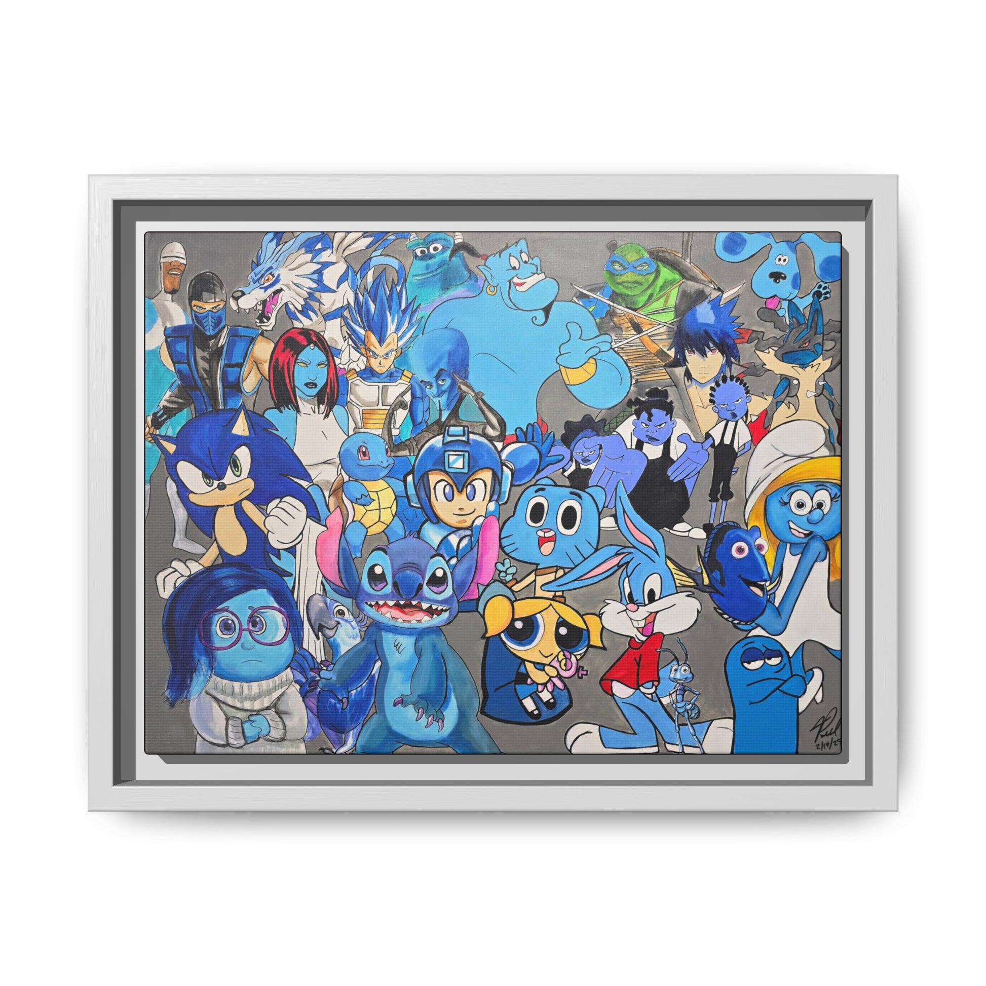 Blue Characters