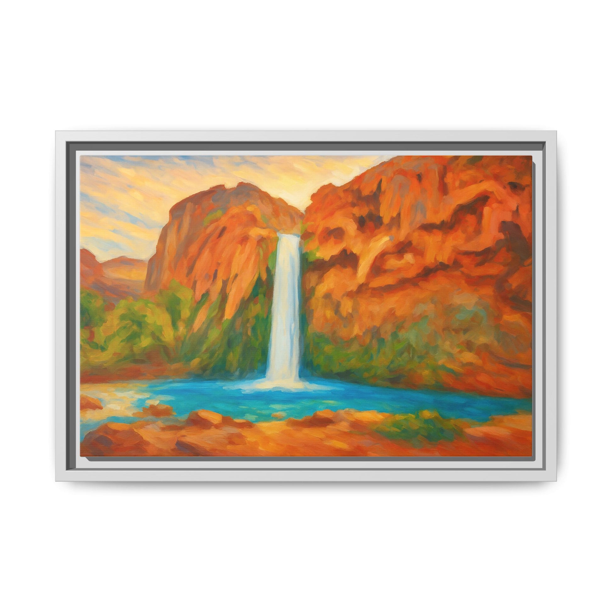 Waterfall Landscape Nature