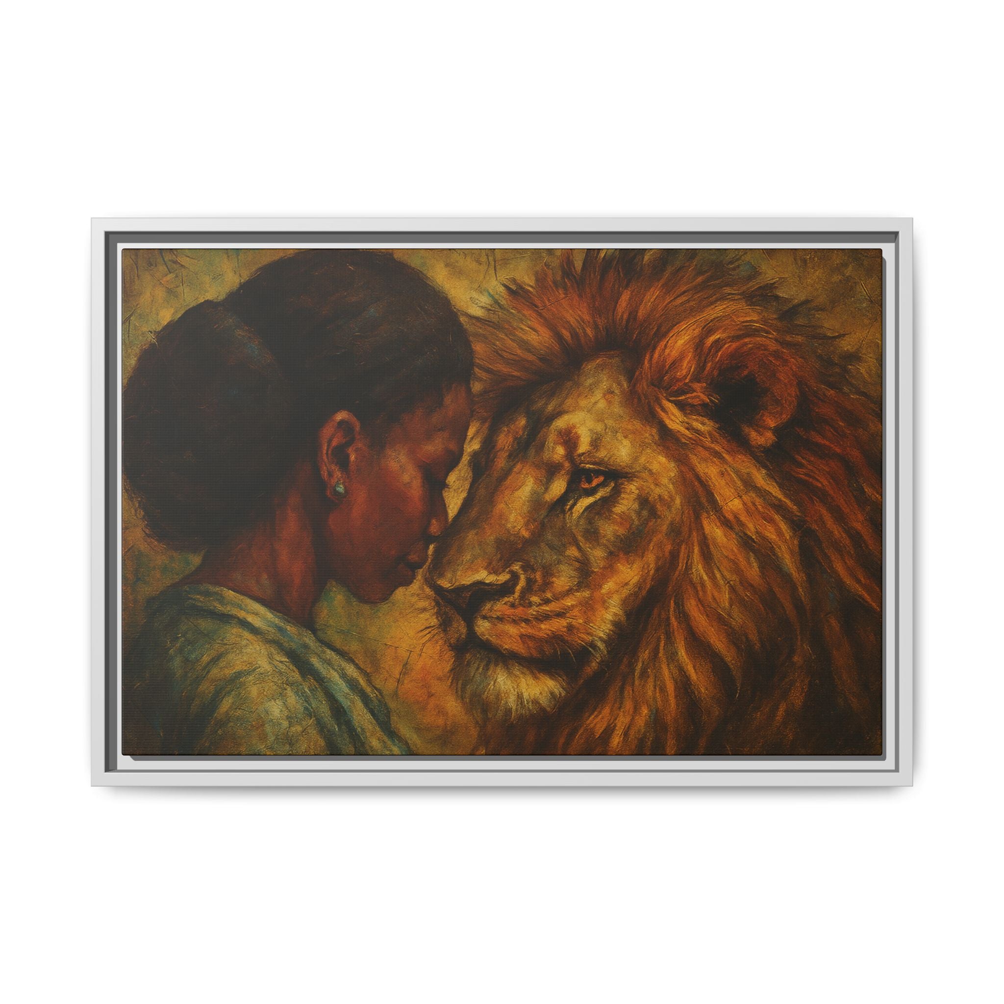 Lion and Woman