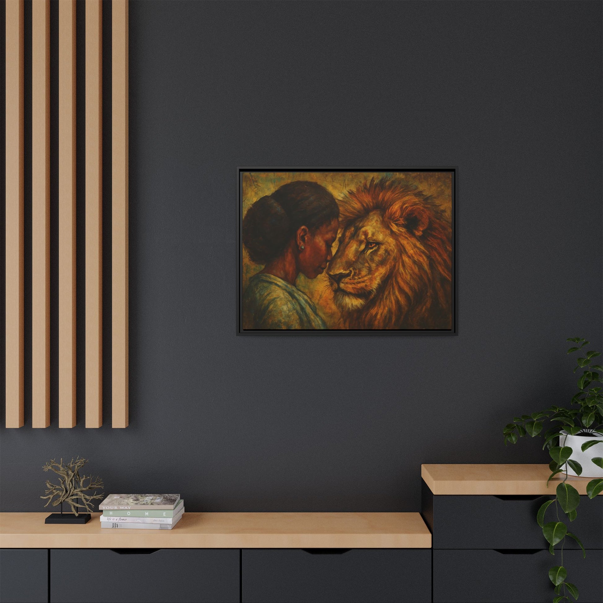 Lion and Woman