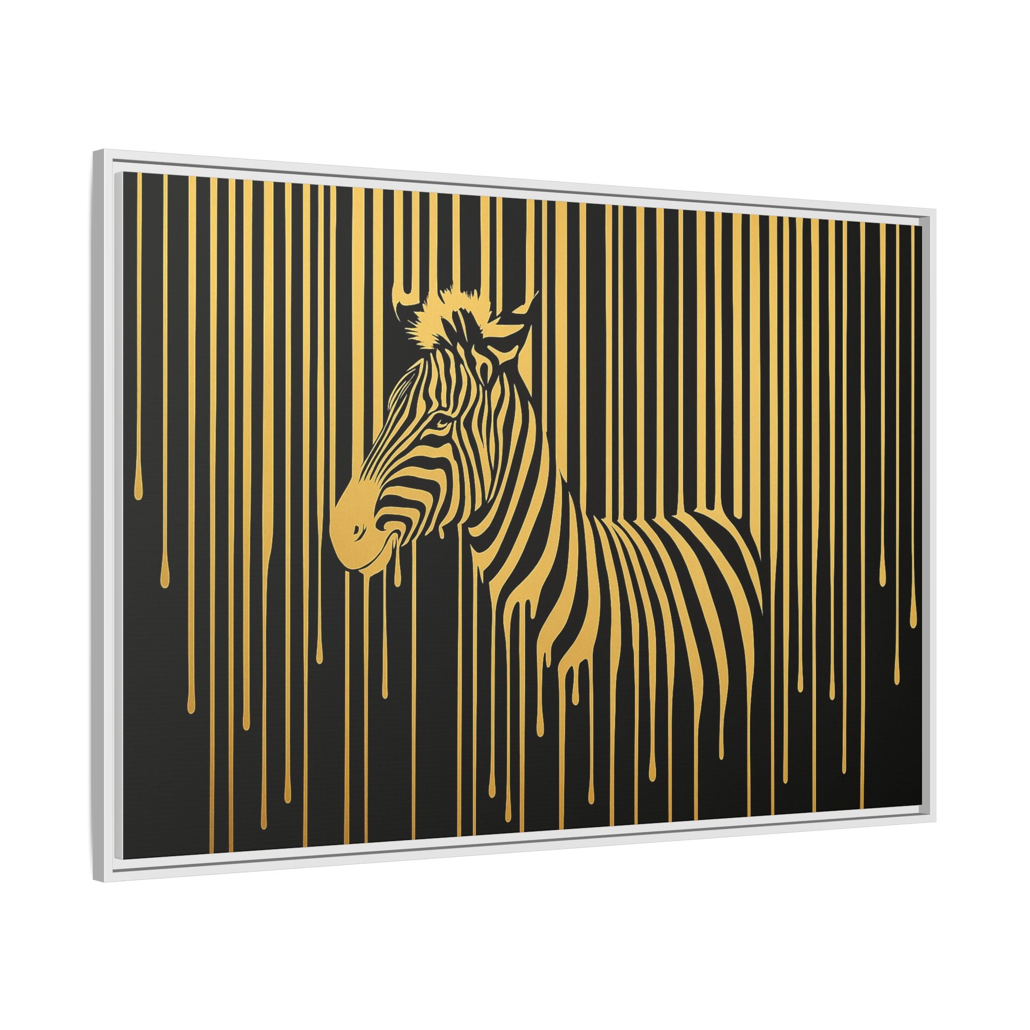Gold Dripping Zebra