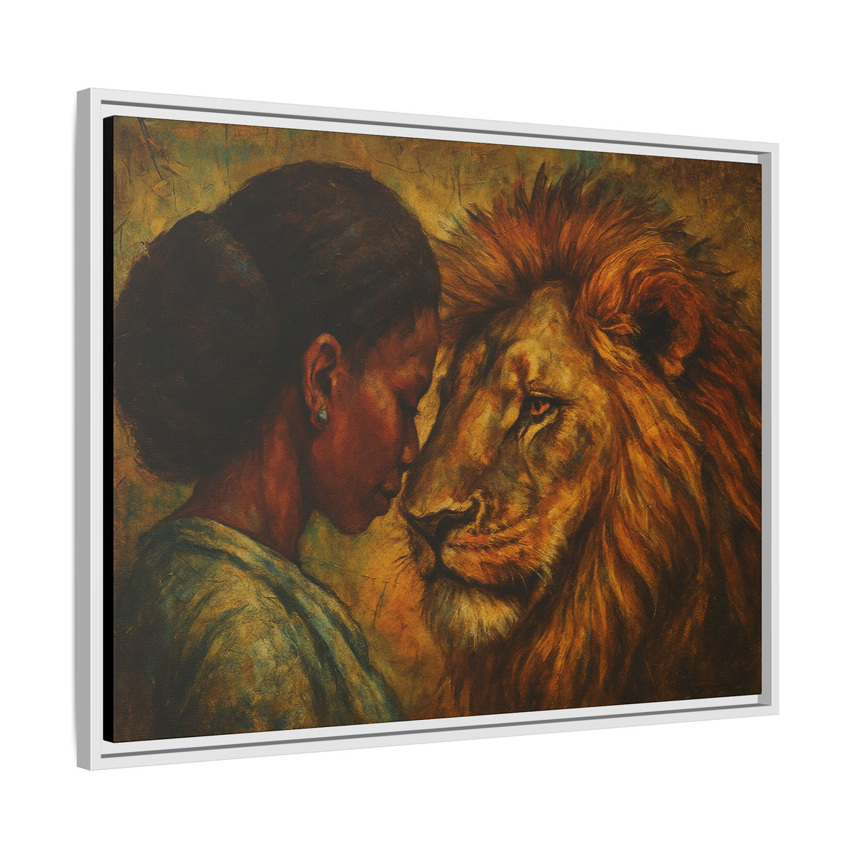 Lion and Woman