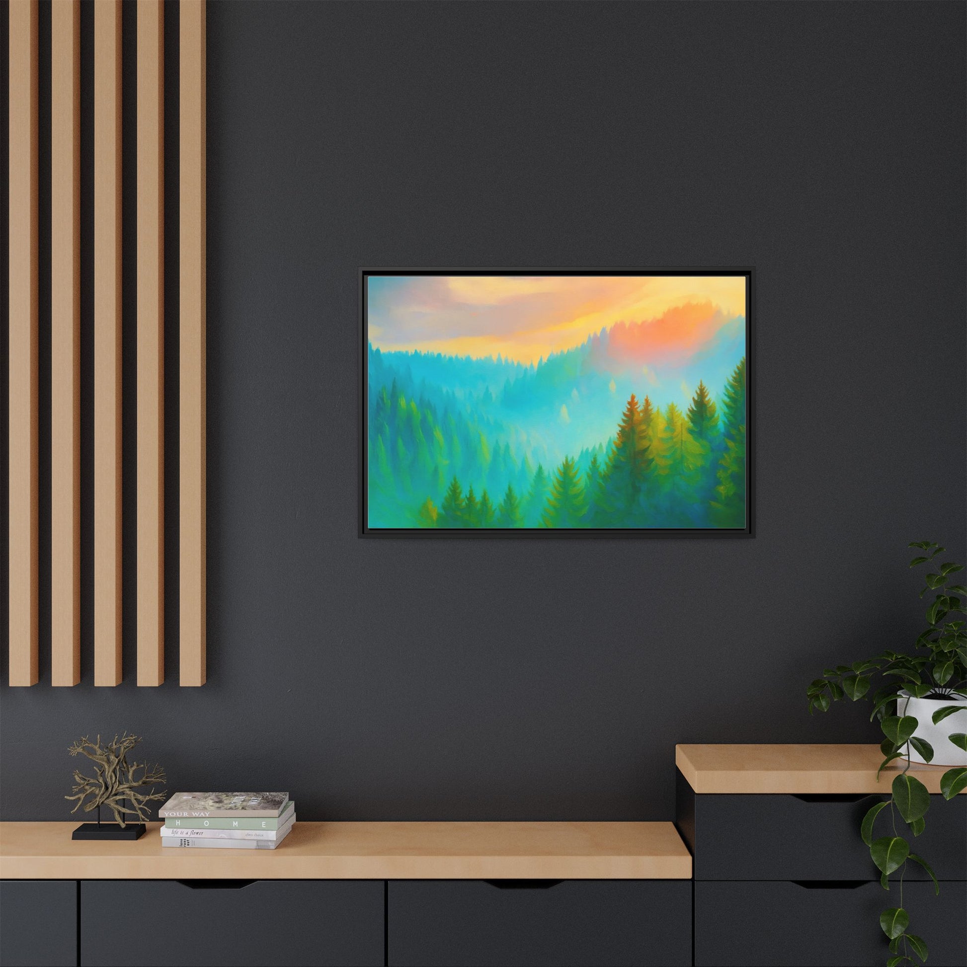 Serene Sun Forest Nature