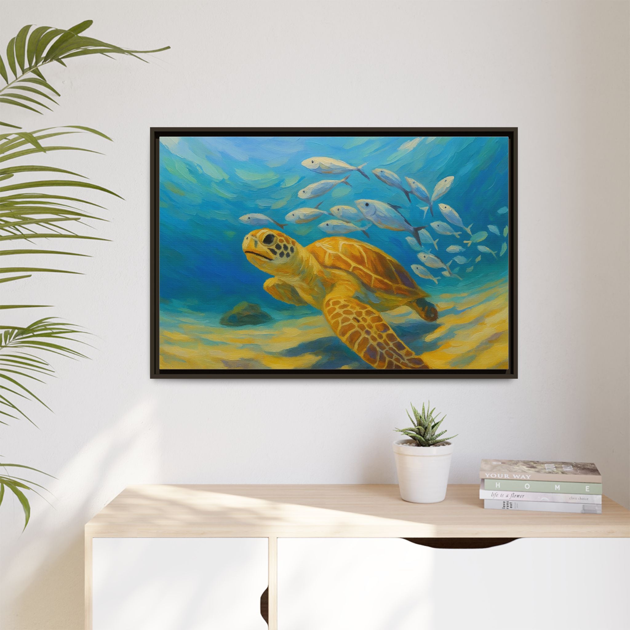 Underwater Sea Turtle life